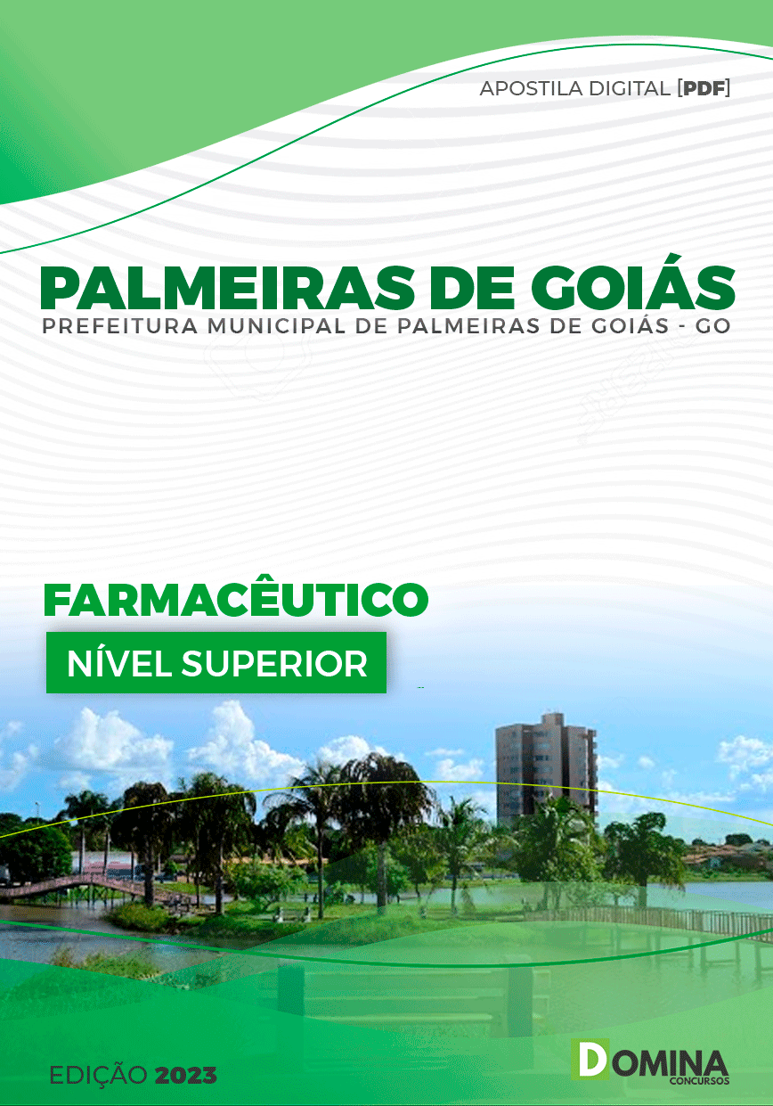 Apostila Pref Palmeiras de Goiás GO 2024 Farmacêutico