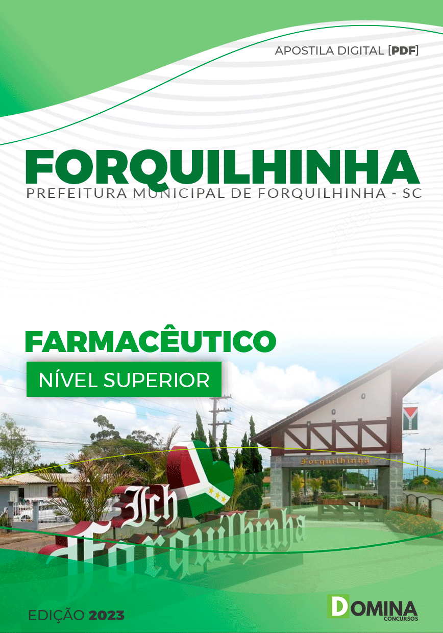 Apostila Pref Forquilhinha SC 2023 Farmacêutico