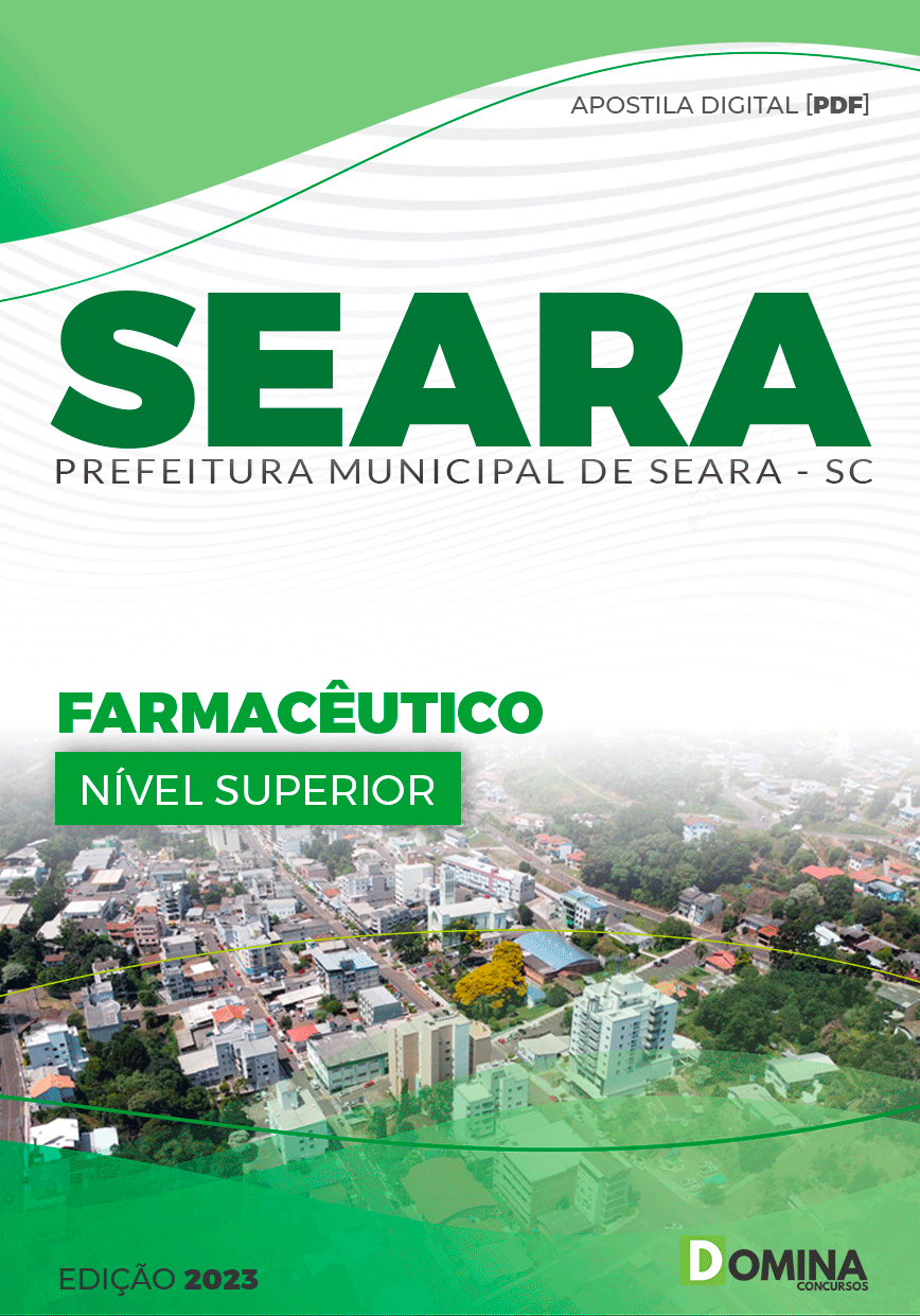 Apostila Concurso Pref Seara SC 2023 Farmacêutico