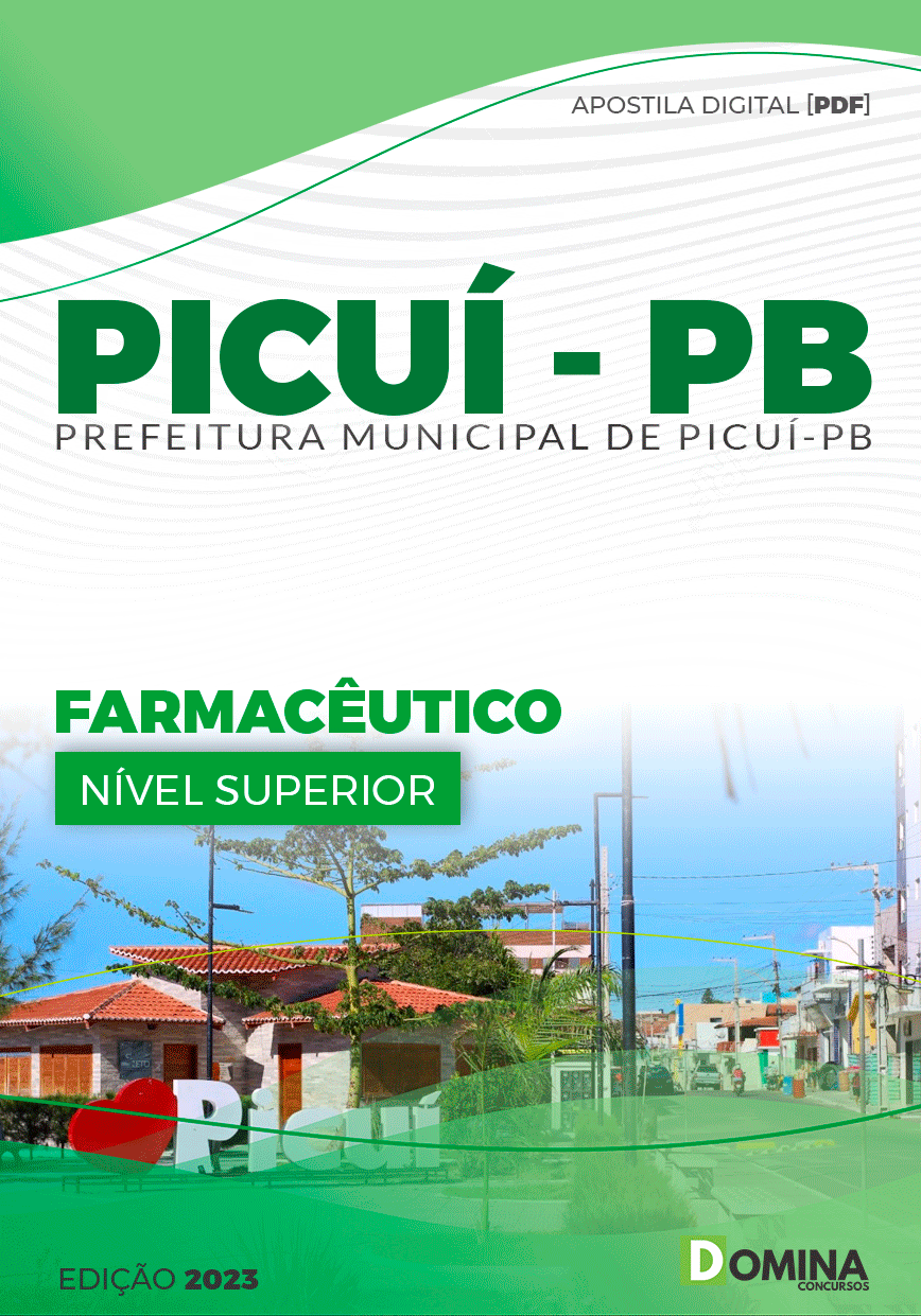 Apostila Pref Picuí PB 2023 Farmacêutico