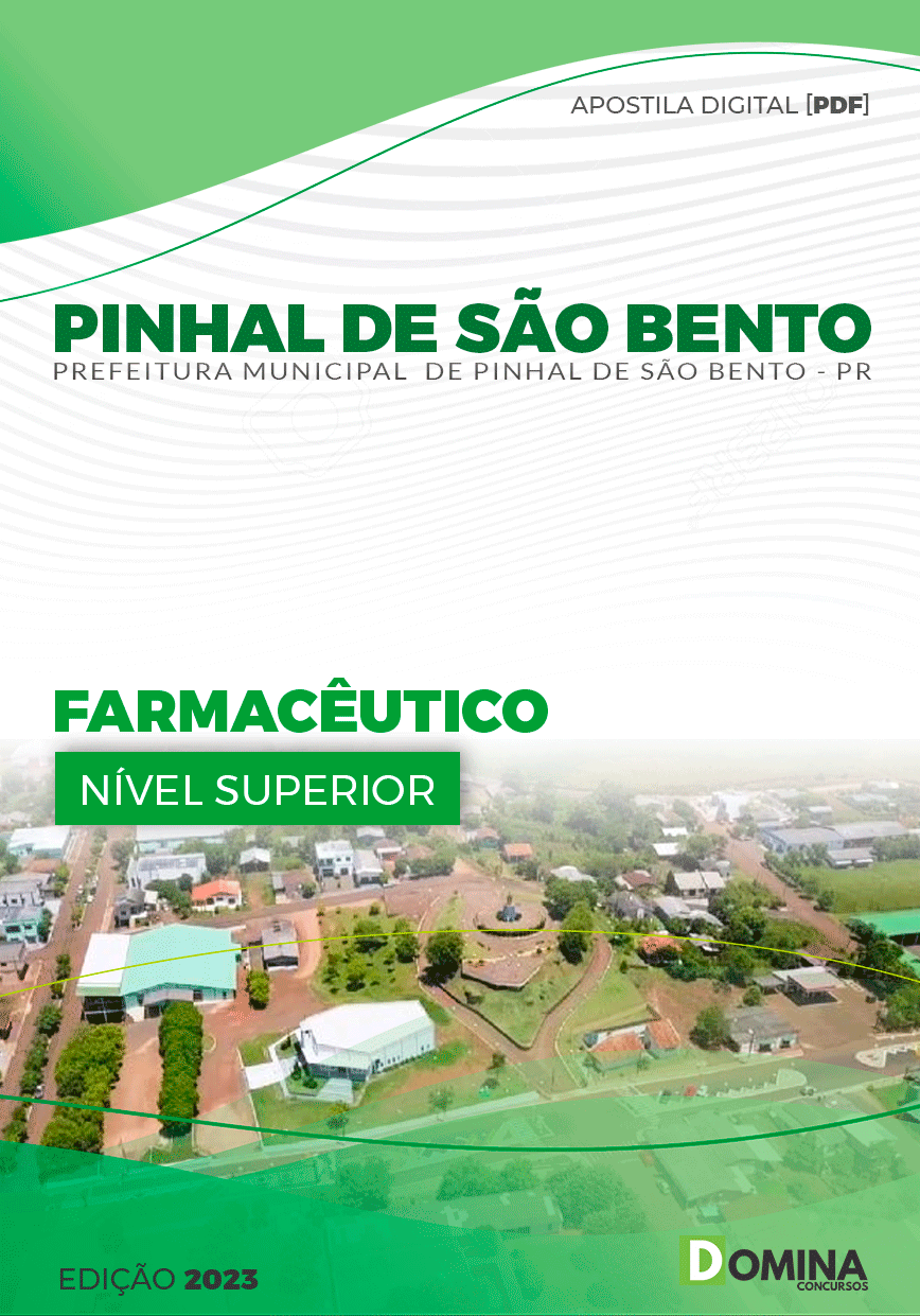 Apostila Pref Pinhal de São Bento PR 2023 Farmacêutico