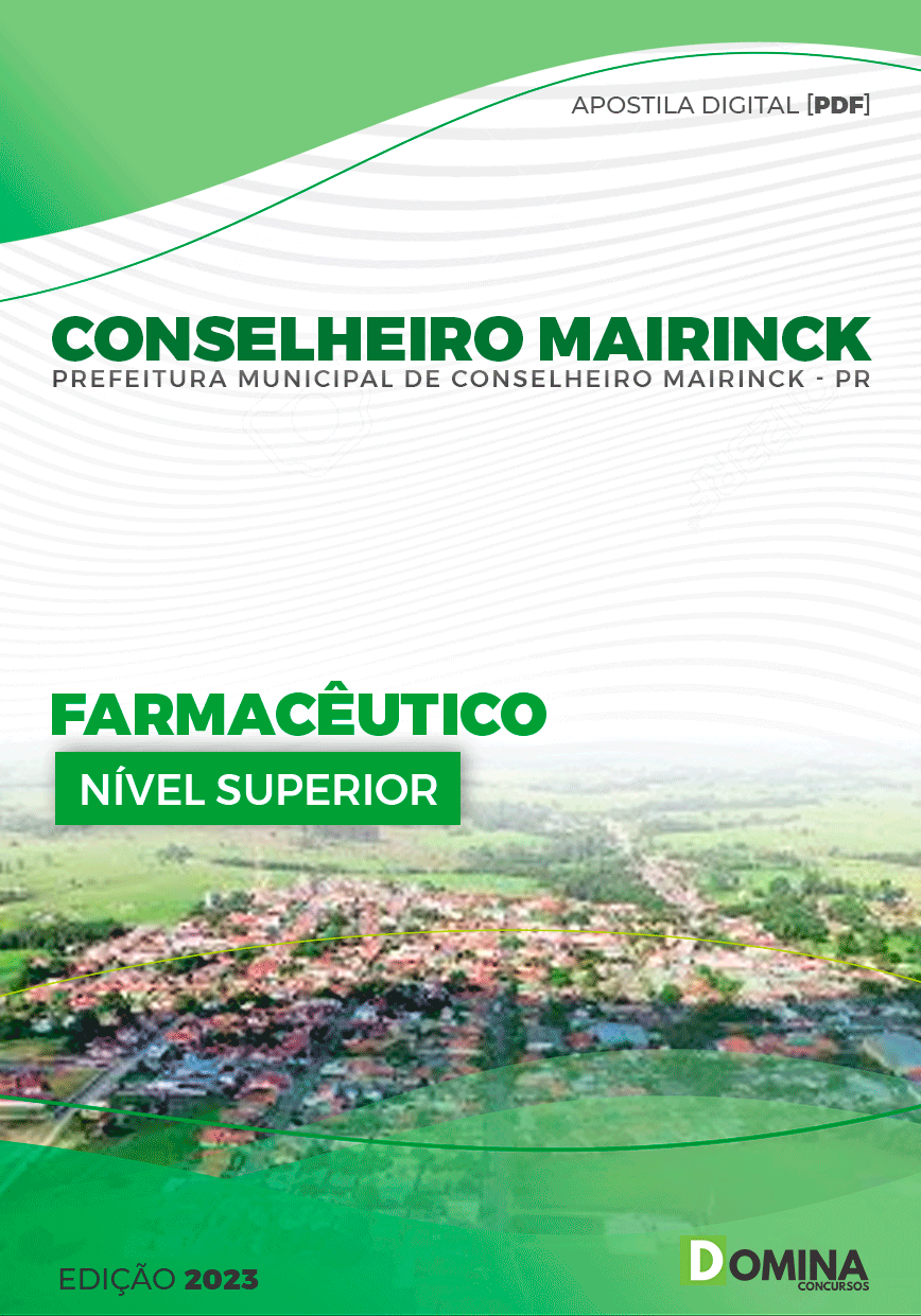 Pref Conselheiro Mairinck PR 2023 Farmacêutico