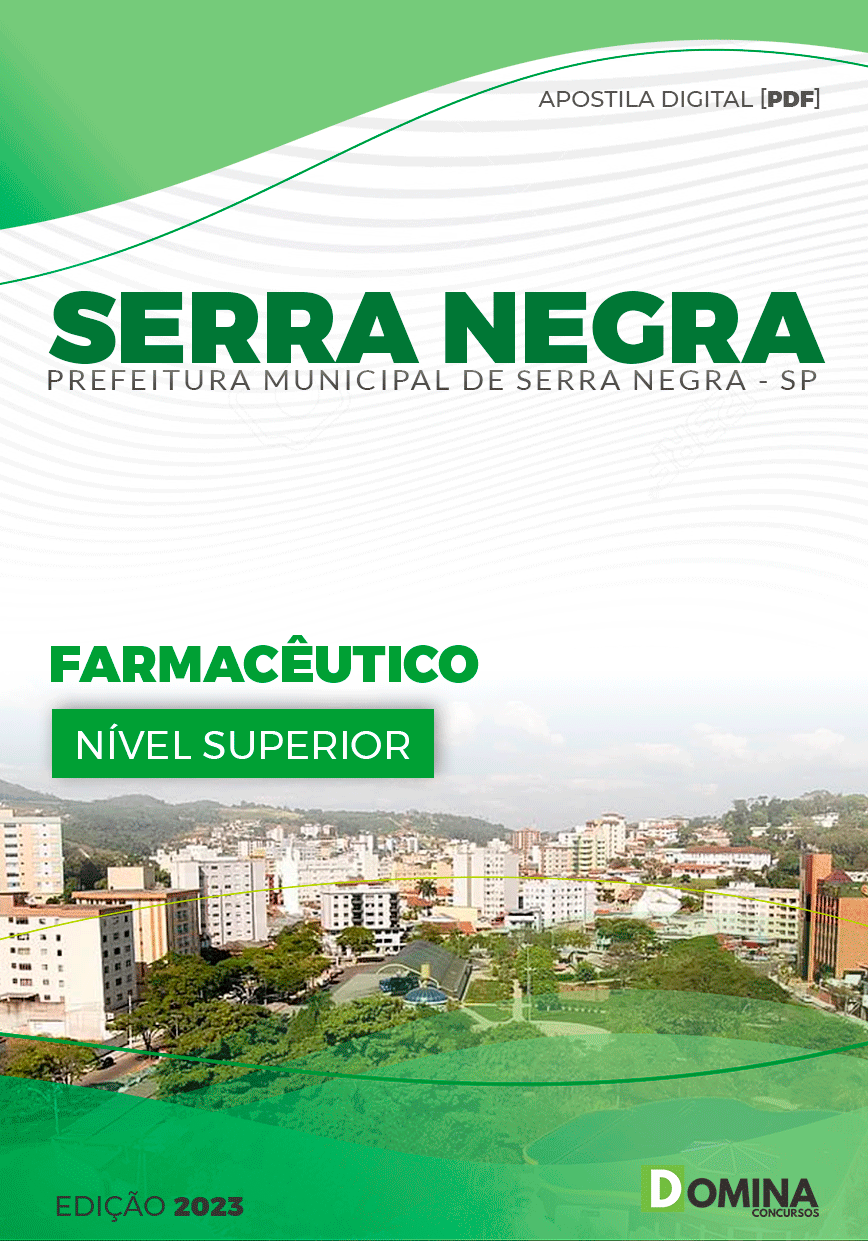 Apostila Pref Serra Negra SP 2023 Farmacêutico