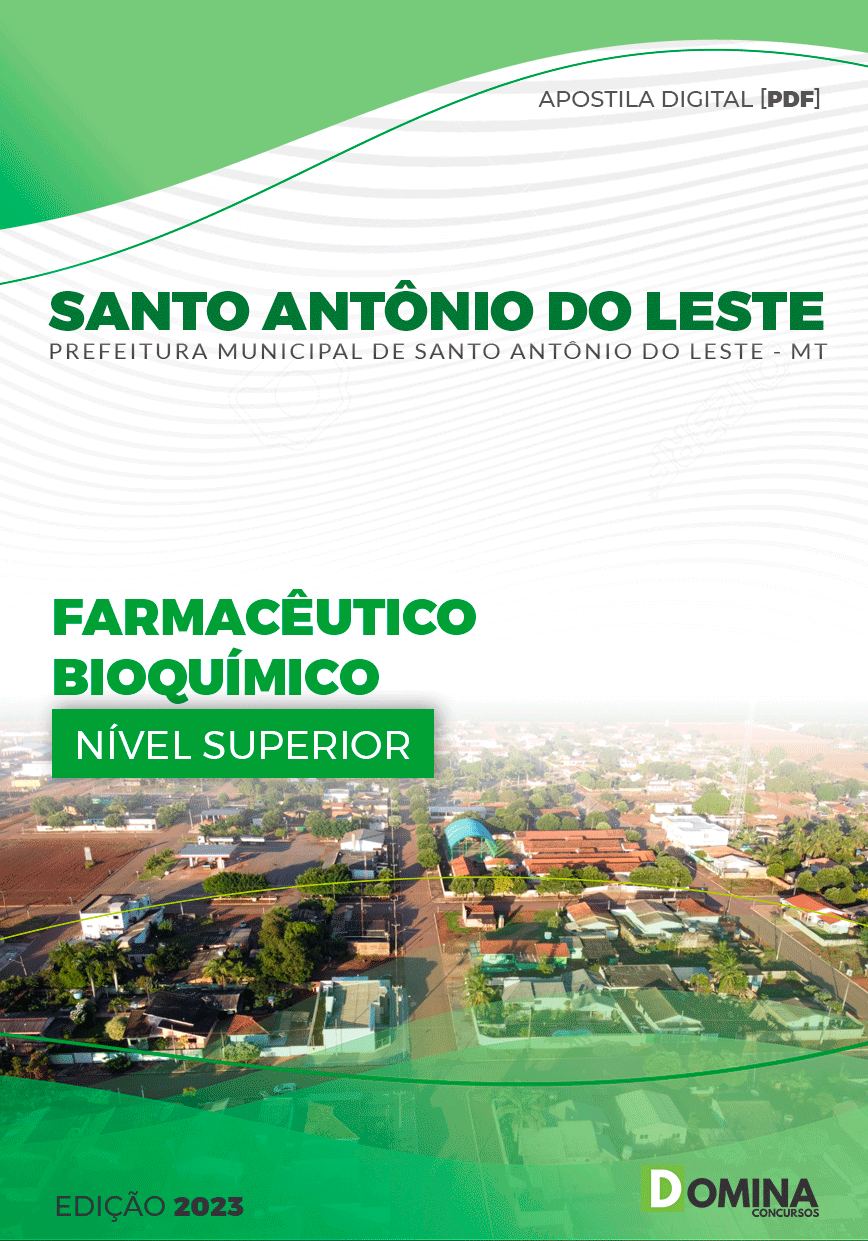 Pref Santo Antônio do Leste MT 2023 Farmacêutico Bioquímico