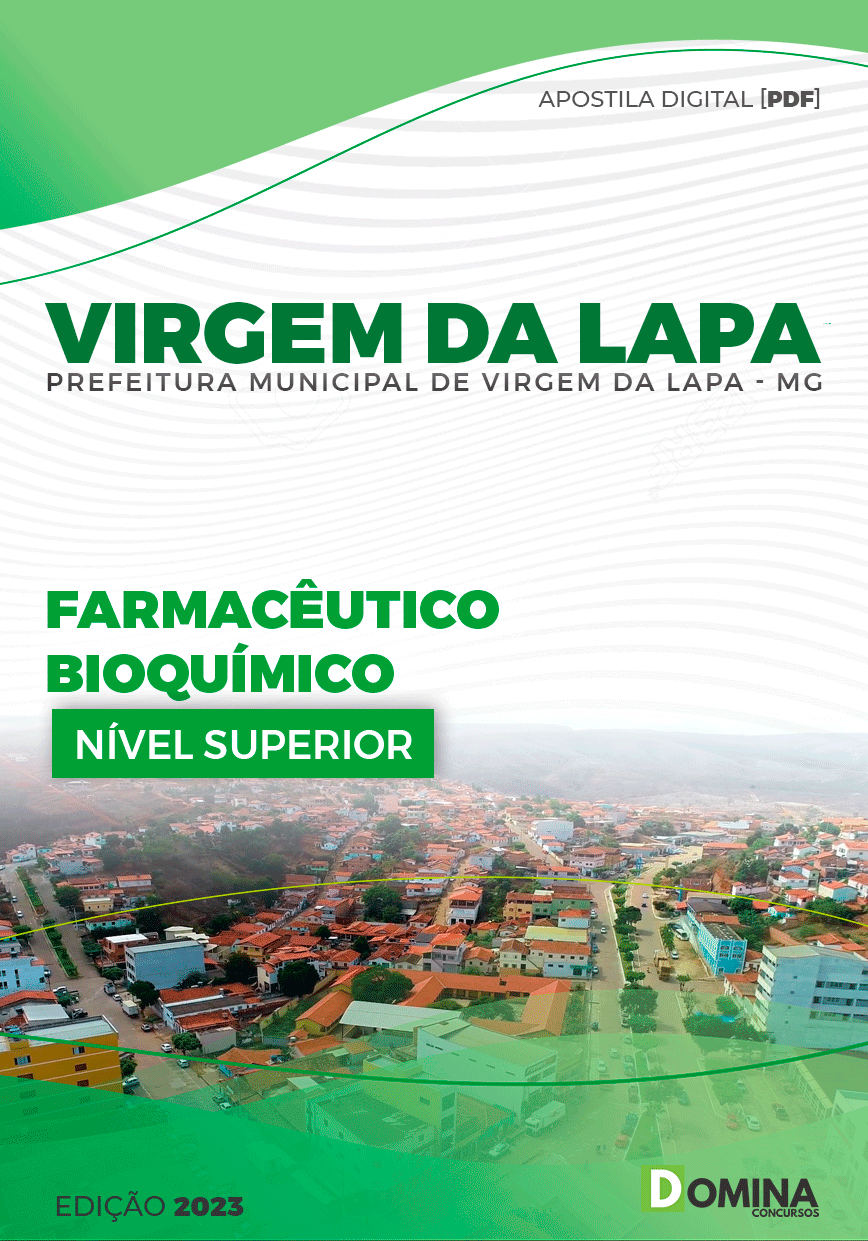 Apostila Pref Virgem da Lapa MG 2023 Farmacêutico Bioquímico