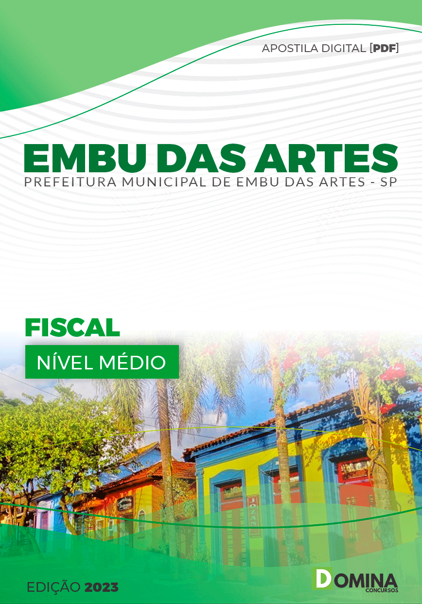 Apostila Pref Embu das Artes SP 2023 Fiscal