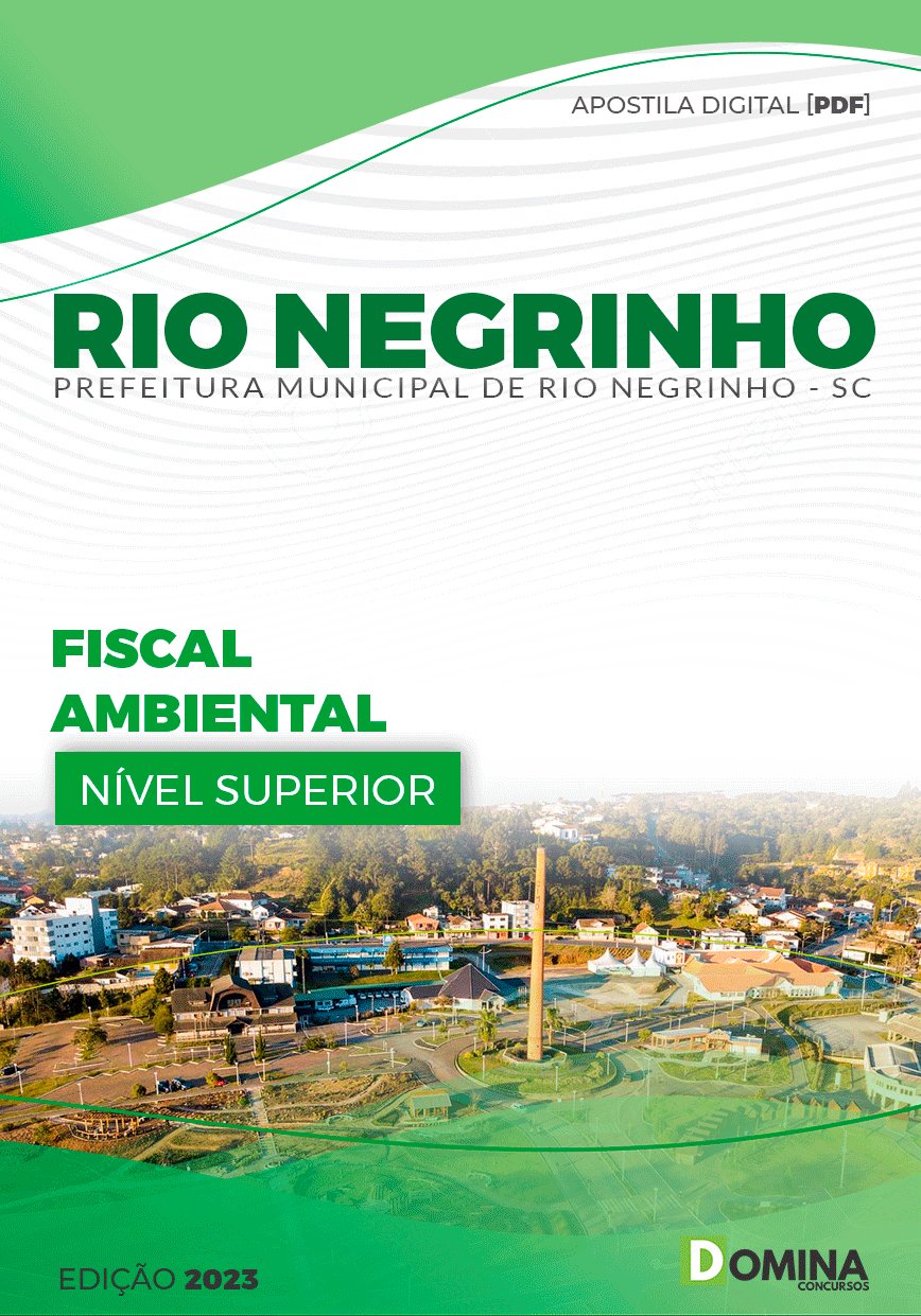Apostila Pref Rio Negrinho SC 2023 Fiscal Ambiental