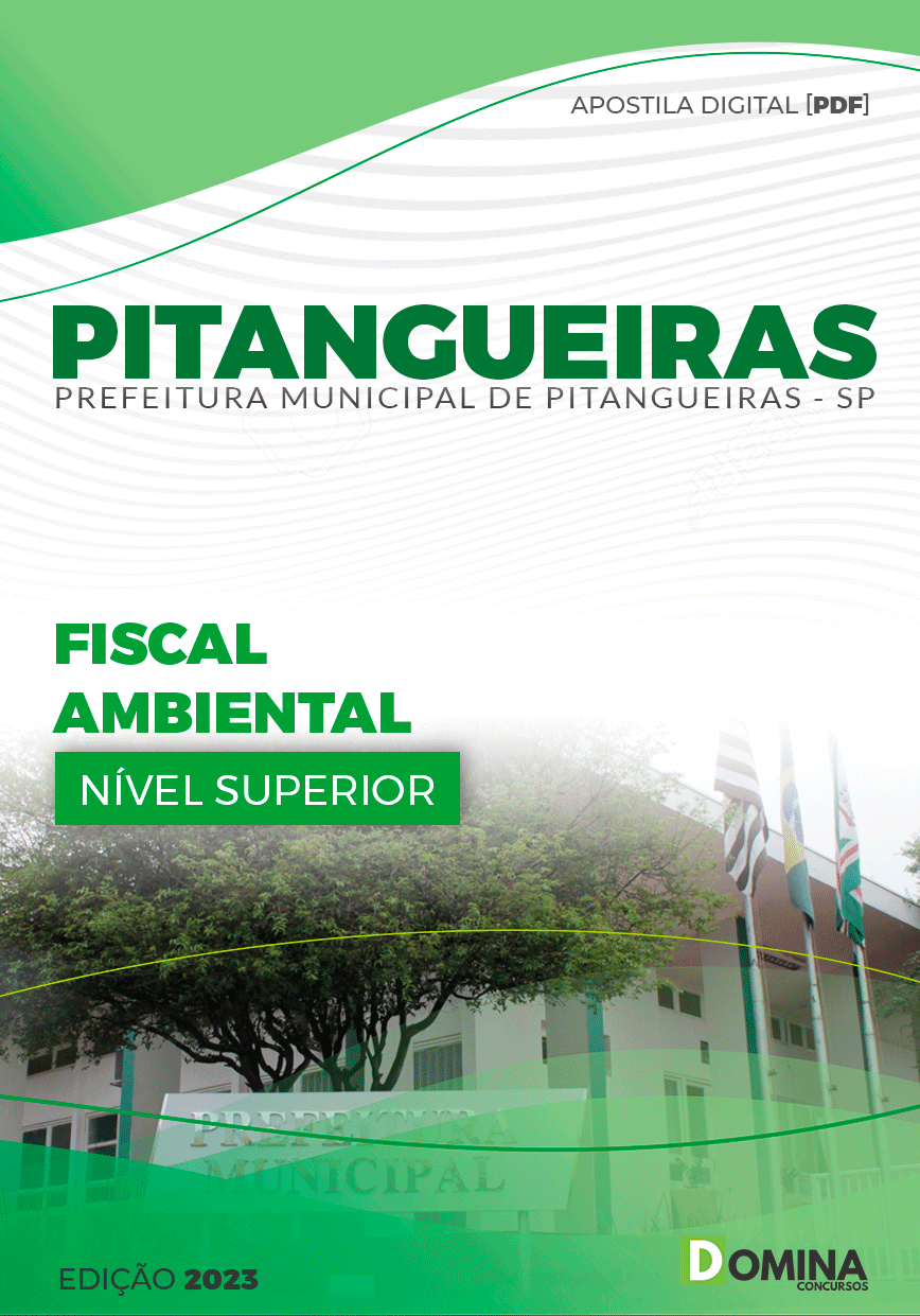 Apostila Concurso Pref Pitangueiras SP 2024 Fiscal Ambiental