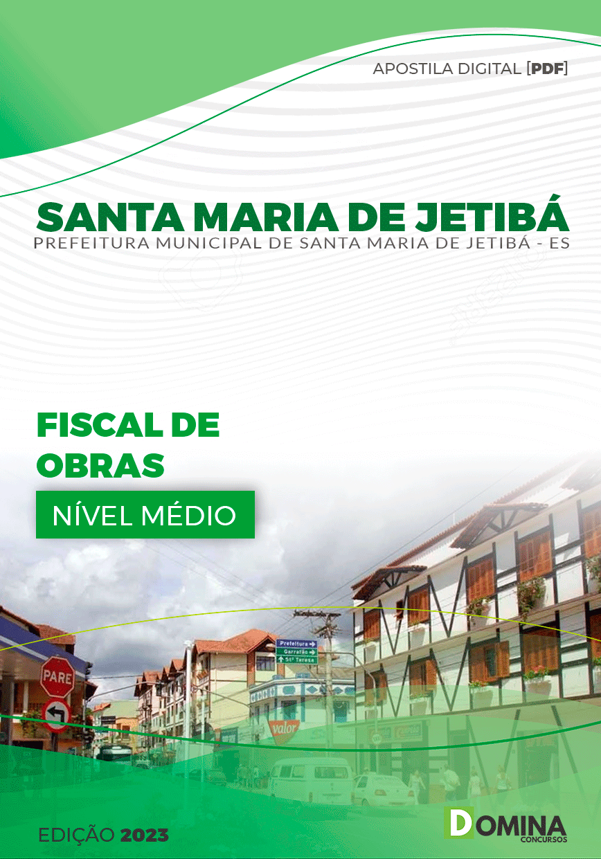 Apostila Pref Santa Maria de Jetibá ES 2024 Fiscal Obras