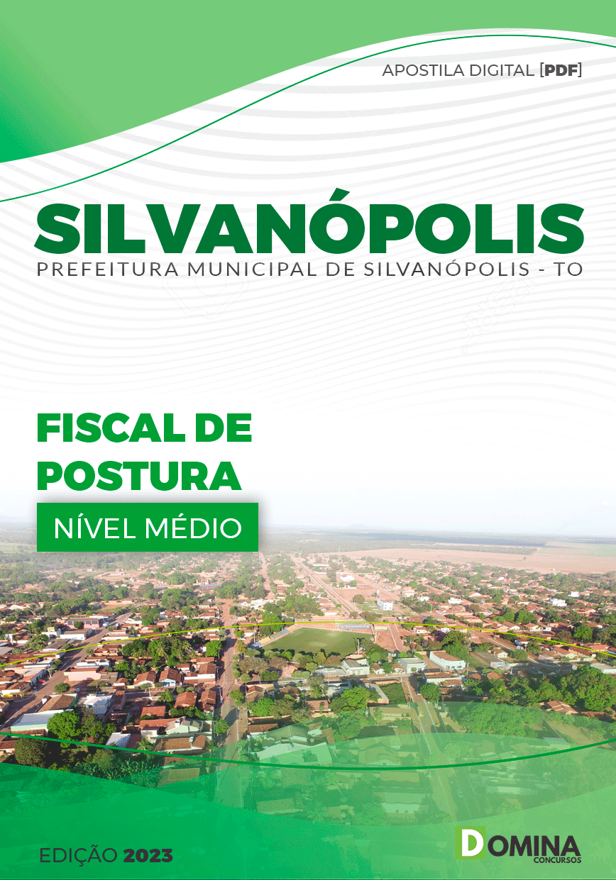 Apostila Pref Silvanópolis TO 2023 Fiscal Postura