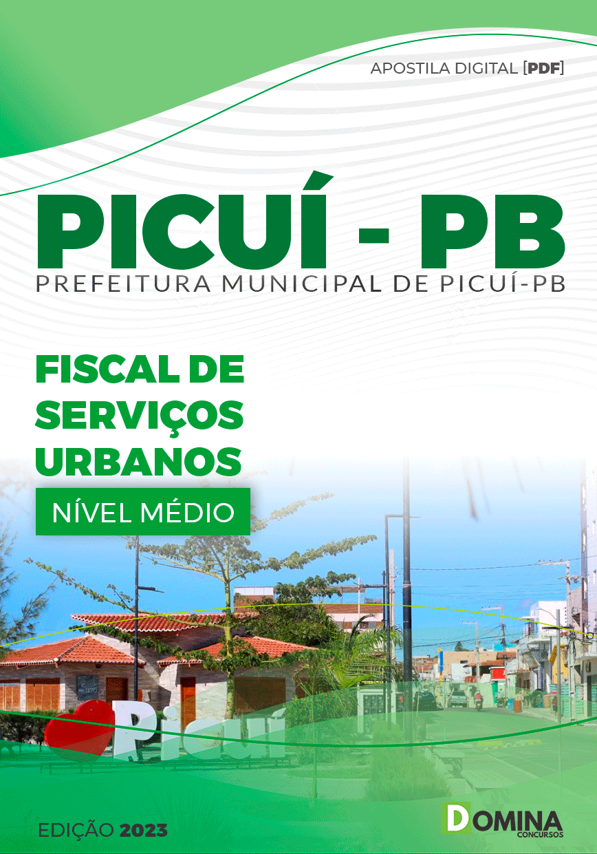 Apostila Pref Picuí PB 2023 Fiscal de Serviços Urbanos