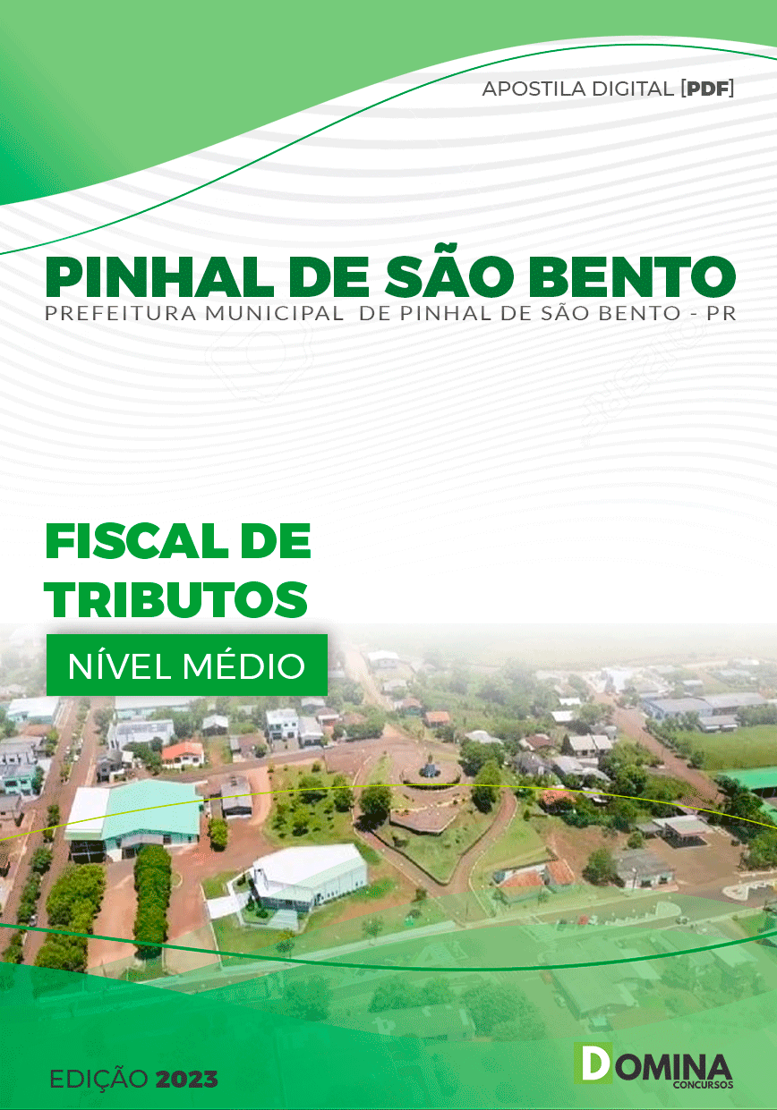 Apostila Pref Pinhal de São Bento PR 2023 Fiscal Tributo