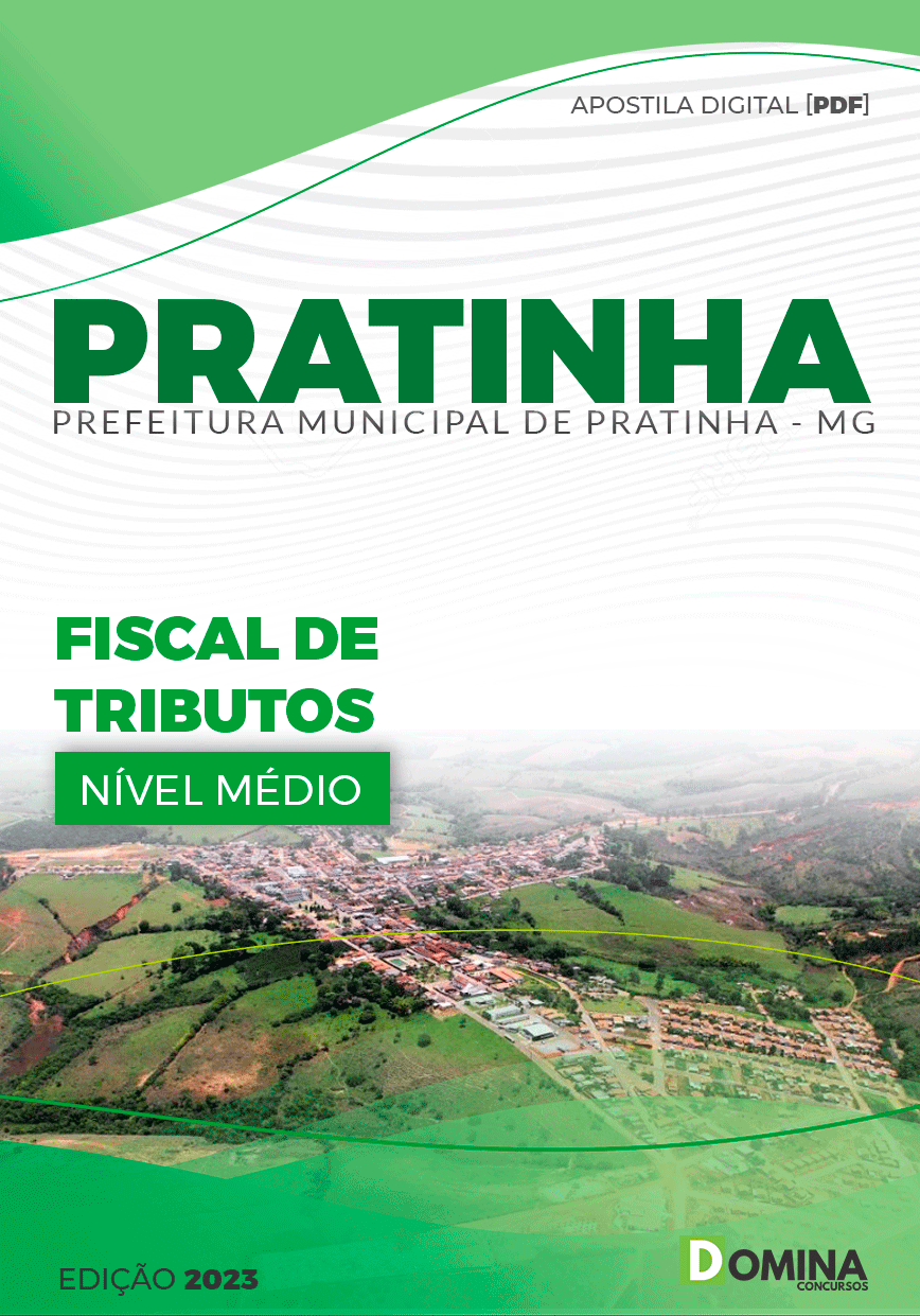 Apostila Concurso Pref Pratinha MG 2023 Fiscal Tributos