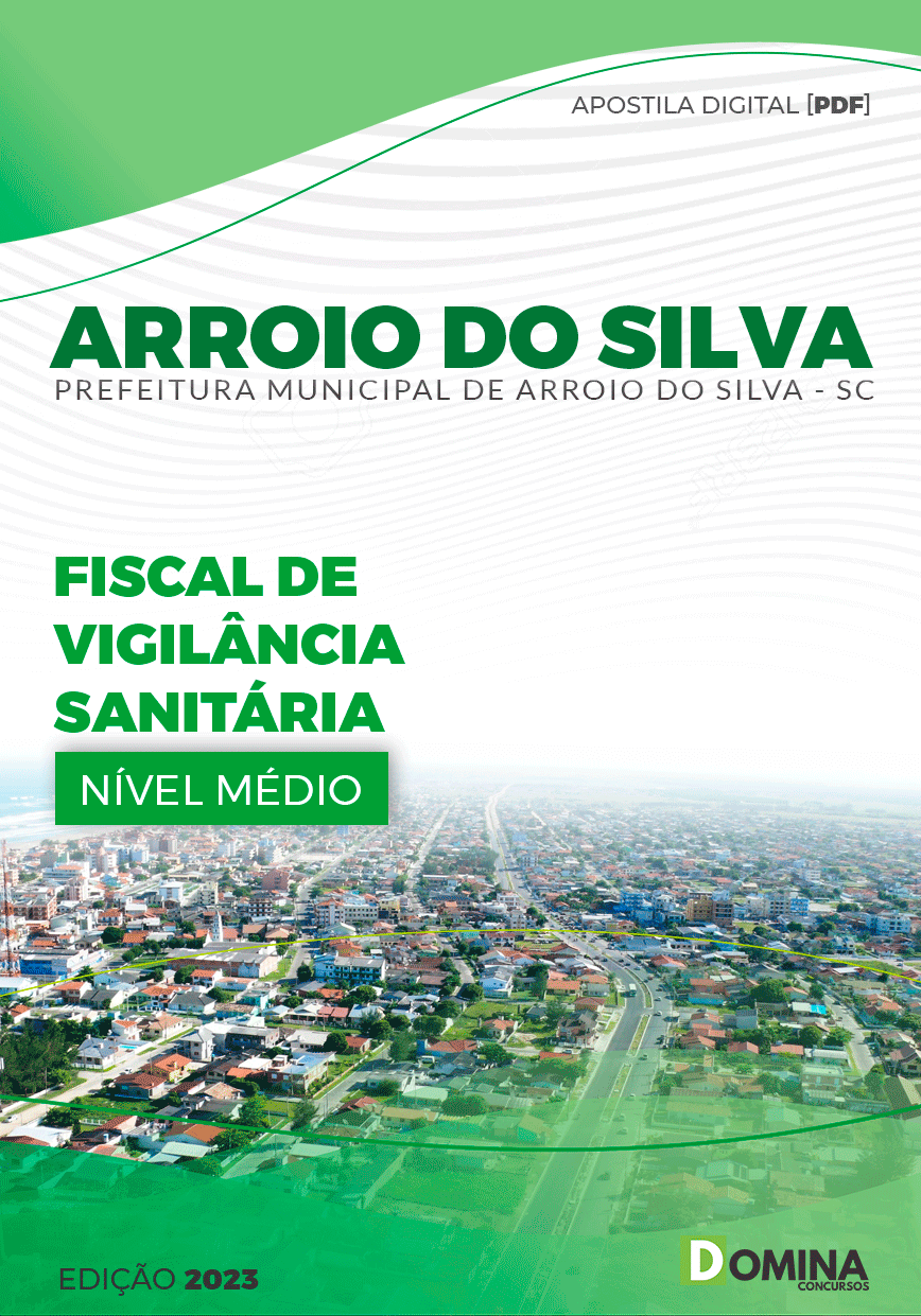 Apostila Pref Arroio do Silva SC 2023 Fiscal de Vigilância Sanitária