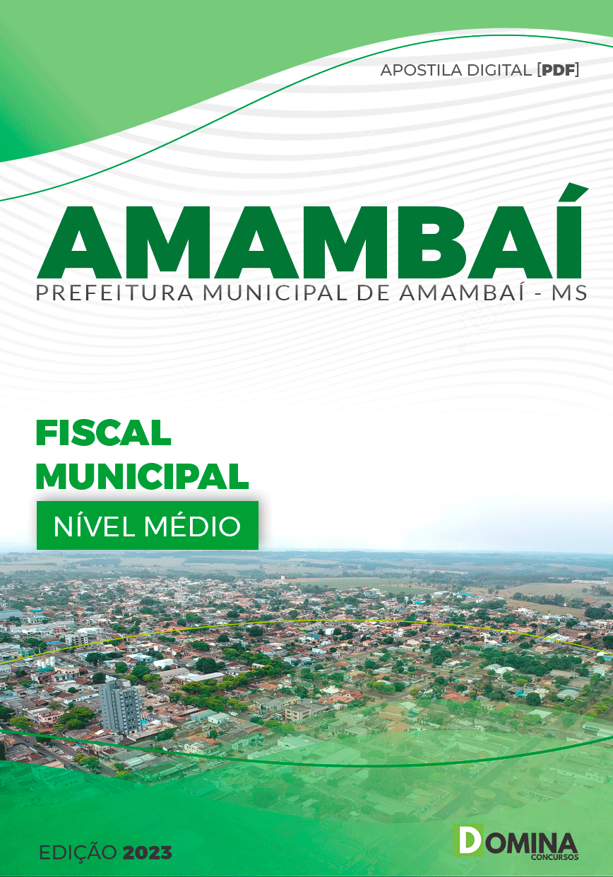 Apostila Concurso Pref Amambai MS 2023 Fiscal Municipal
