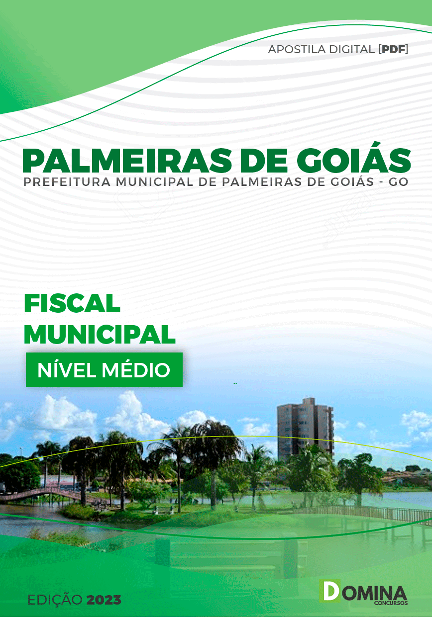 Apostila Pref Palmeiras de Goiás GO 2024 Fiscal Municipal