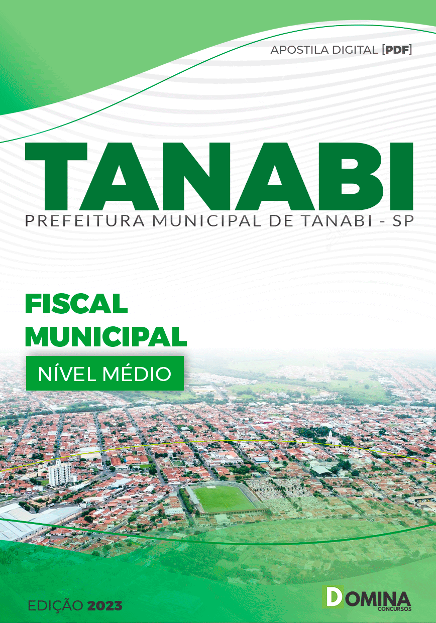 Apostila Pref Tanabi SP 2023 Fiscal Municipal