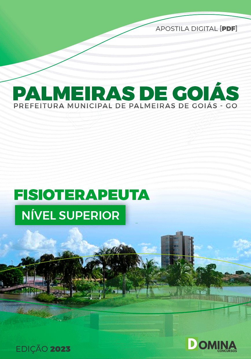 Apostila Pref Palmeiras de Goiás GO 2024 Fisioterapeuta