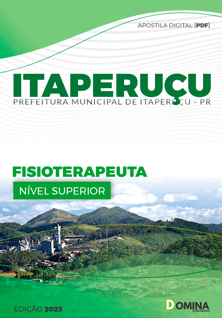 Apostila Concurso Pref Itaperuçu PR 2023 Fisioterapeuta