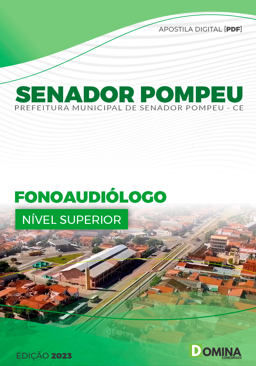 Apostila Pref Senador Pompeu CE 2023 Fonoaudiólogo