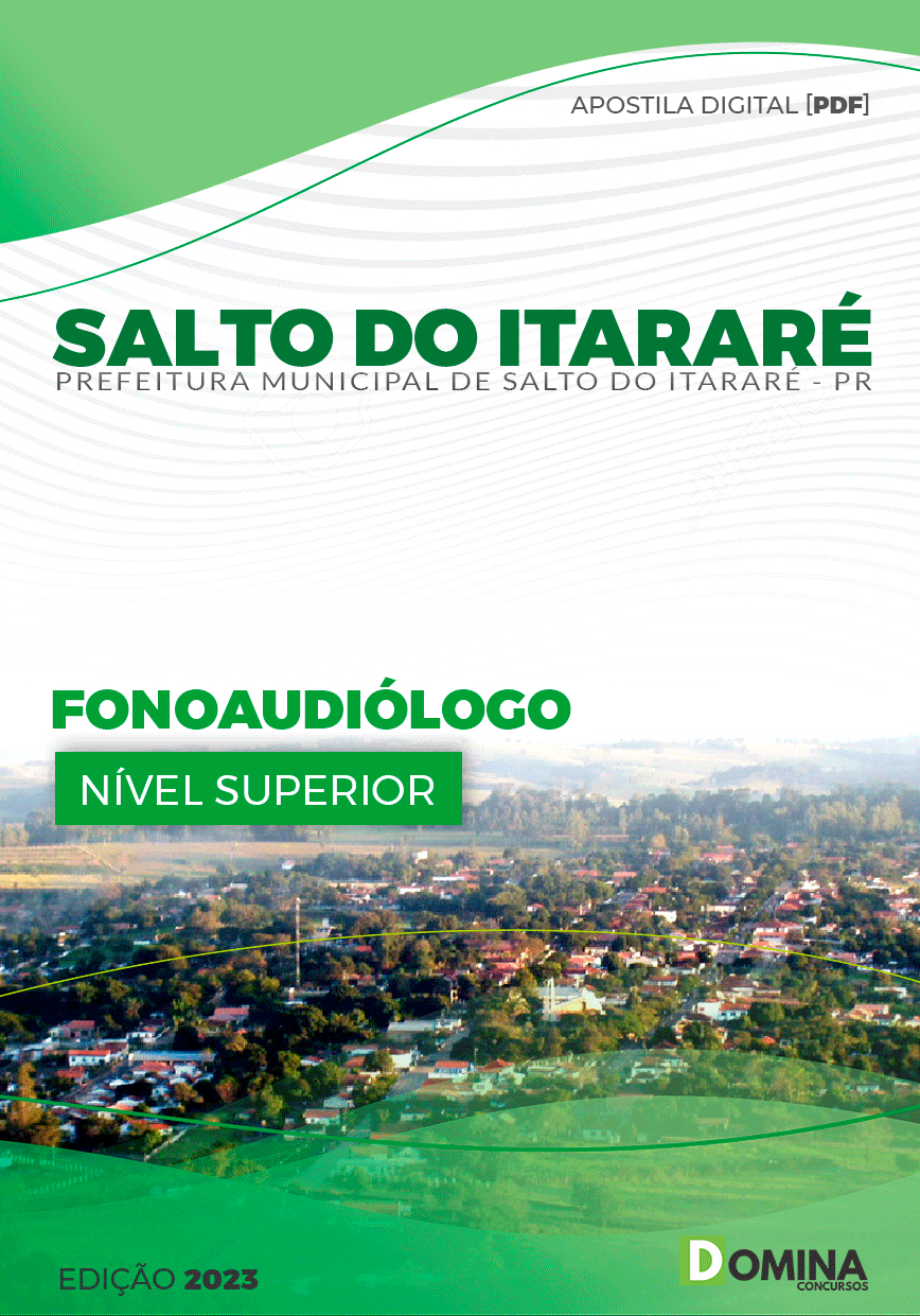 Apostila Pref Salto do Itararé PR 2023 Fonoaudiólogo