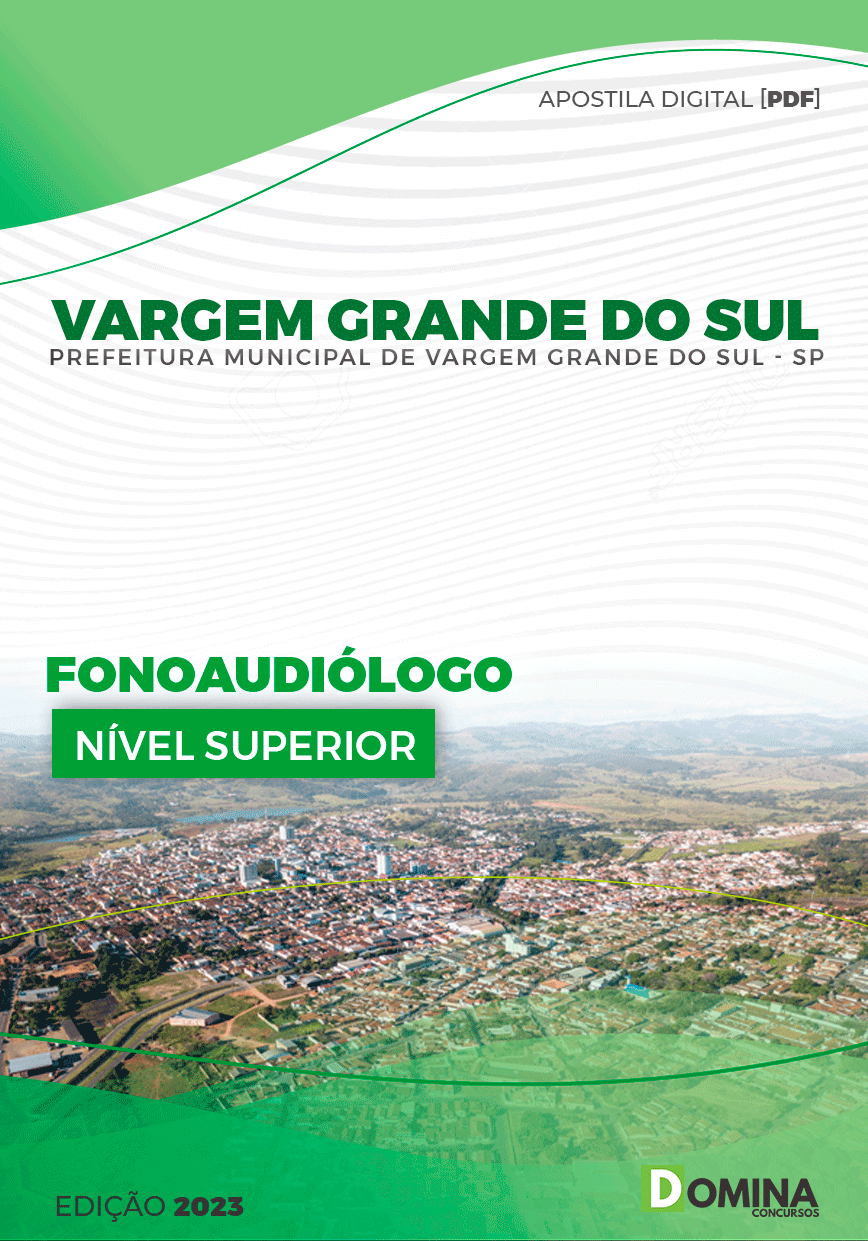 Apostila Pref Vargem Grande do Sul SP 2024 Fonoaudiólogo