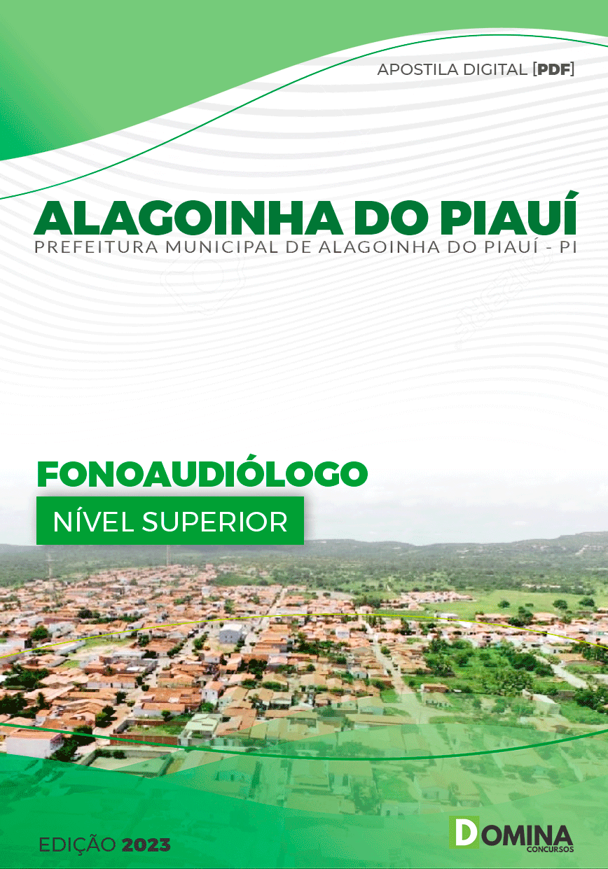 Apostila Pref Alagoinha do Piauí PI 2023 Fonoaudiólogo