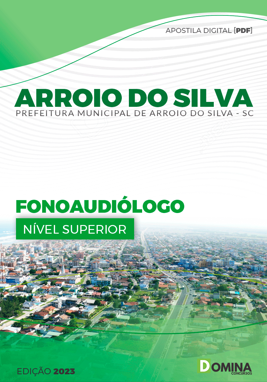 Apostila Pref Arroio do Silva SC 2023 Fonoaudiólogo