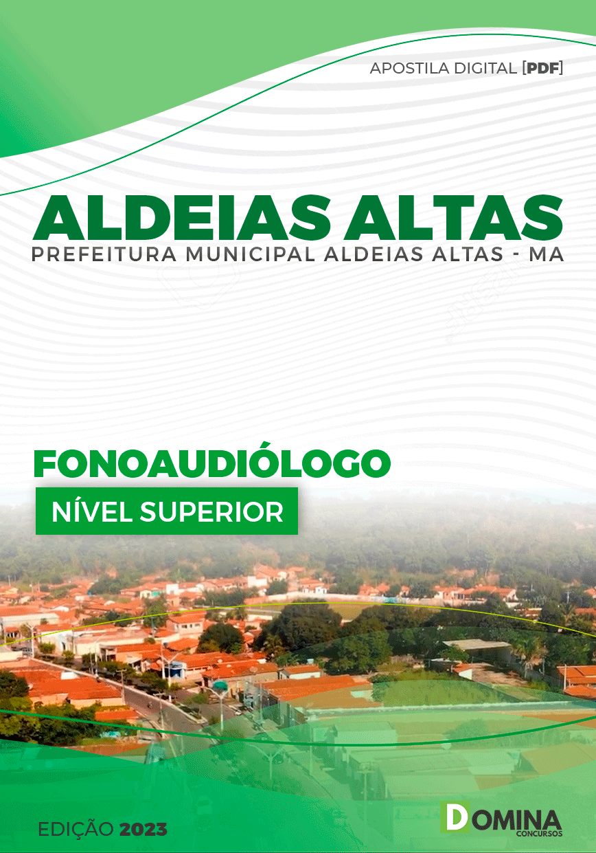 Apostila Pref Aldeias Altas MA 2023 Fonoaudiólogo