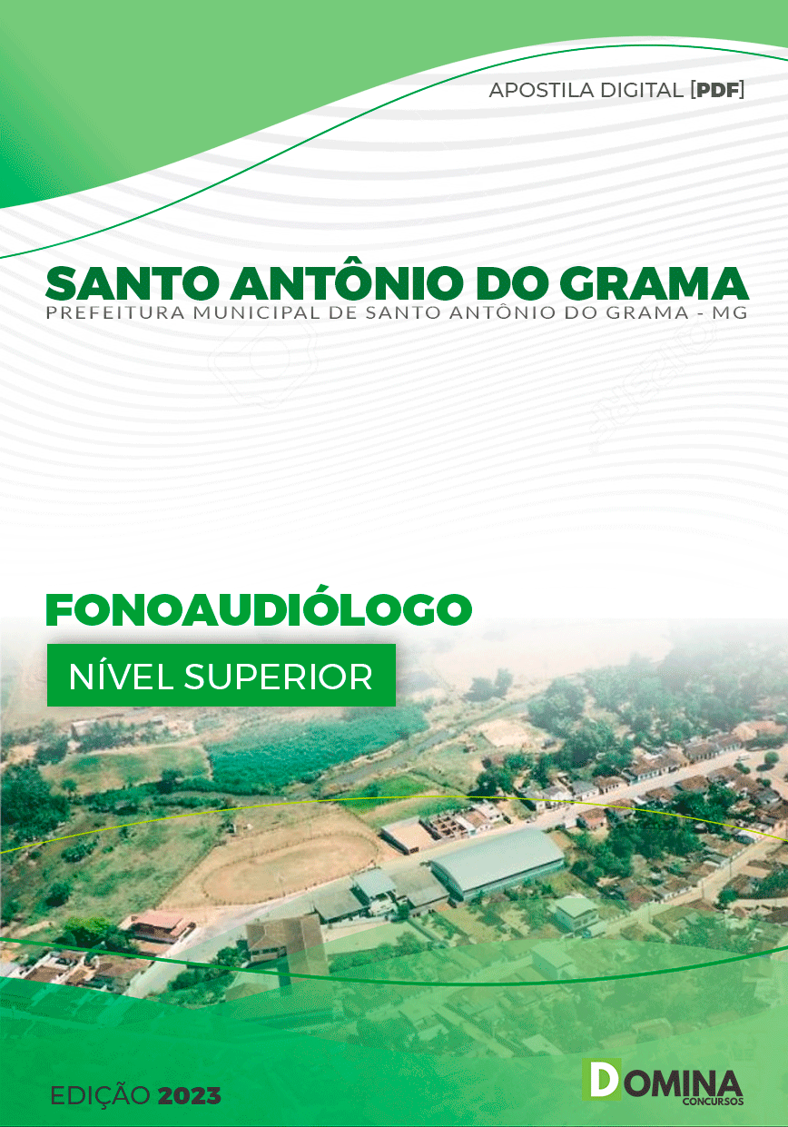 Pref Santo Antônio do Grama MG 2023 Fonoaudiólogo