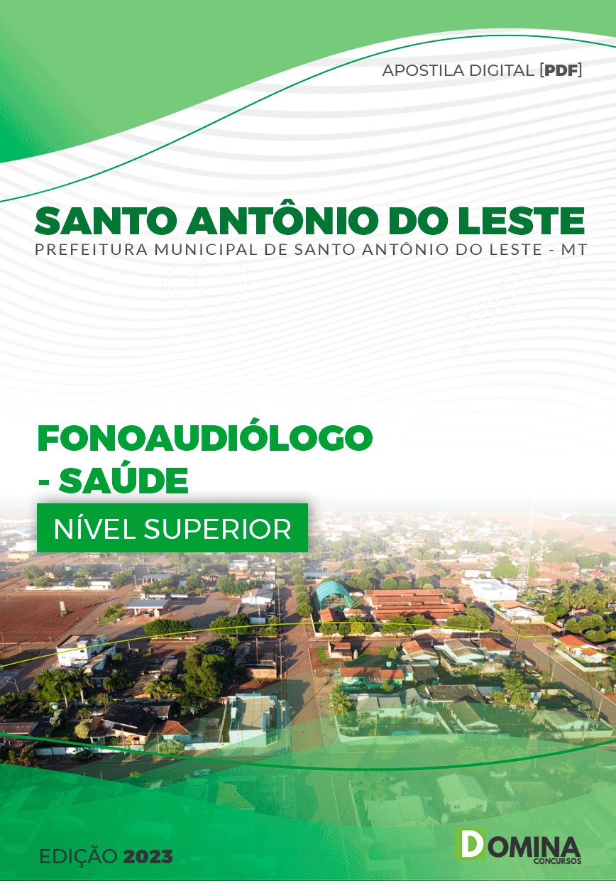 Pref Santo Antônio do Leste MT 2023 Fonoaudiólogo