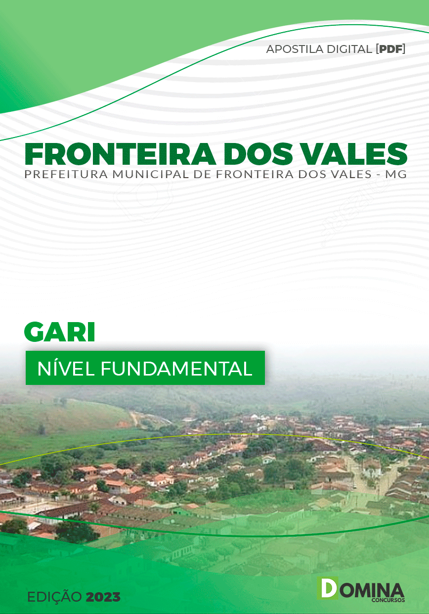 Pref Fronteira dos Vales MG 2024 Gari