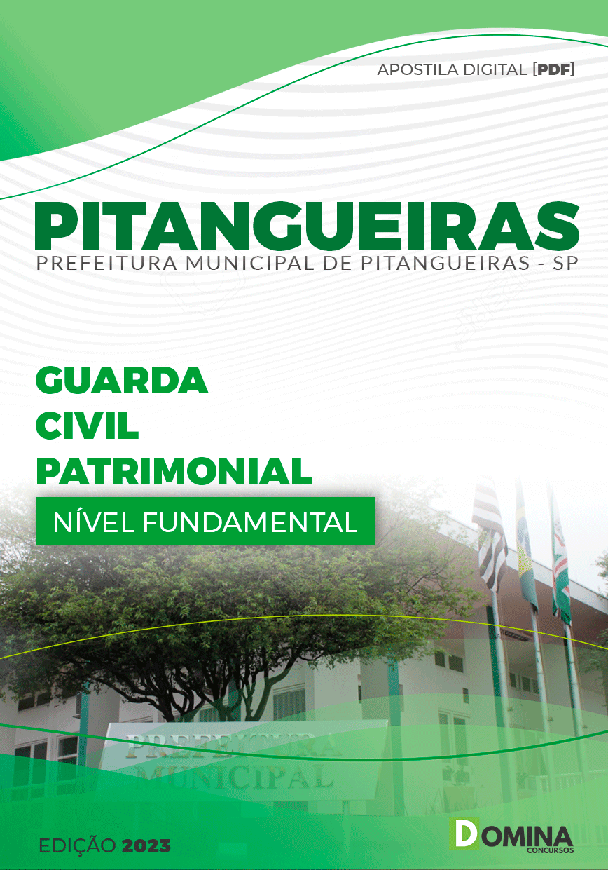 Apostila Pref Pitangueiras SP 2024 Guarda Civil Patrimonial