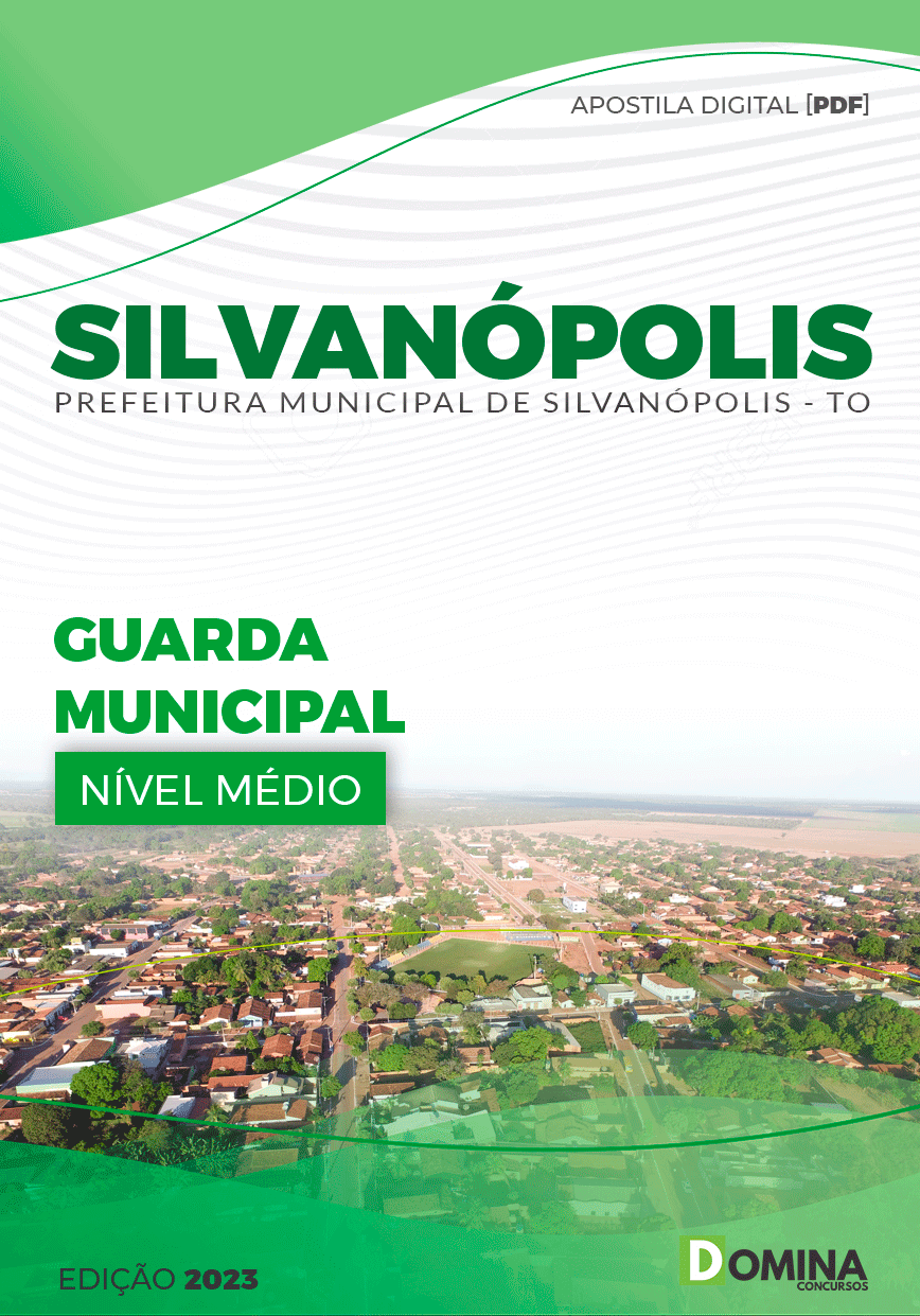 Apostila Pref Silvanópolis TO 2023 Guarda Municipal