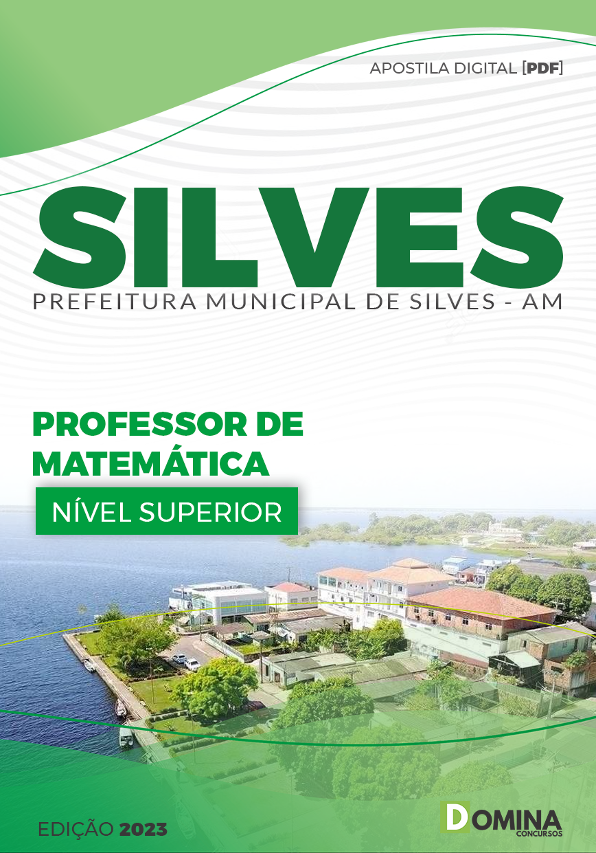 Apostila Pref Silves AM 2023 Professor Matemática