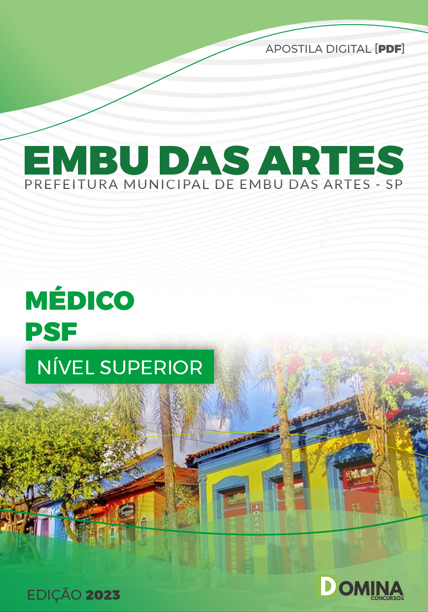 Apostila Pref Embu das Artes SP 2023 Médico PSF