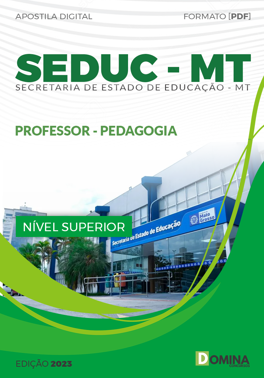 Apostila SEDUC MT 2023 Professor Pedagogia