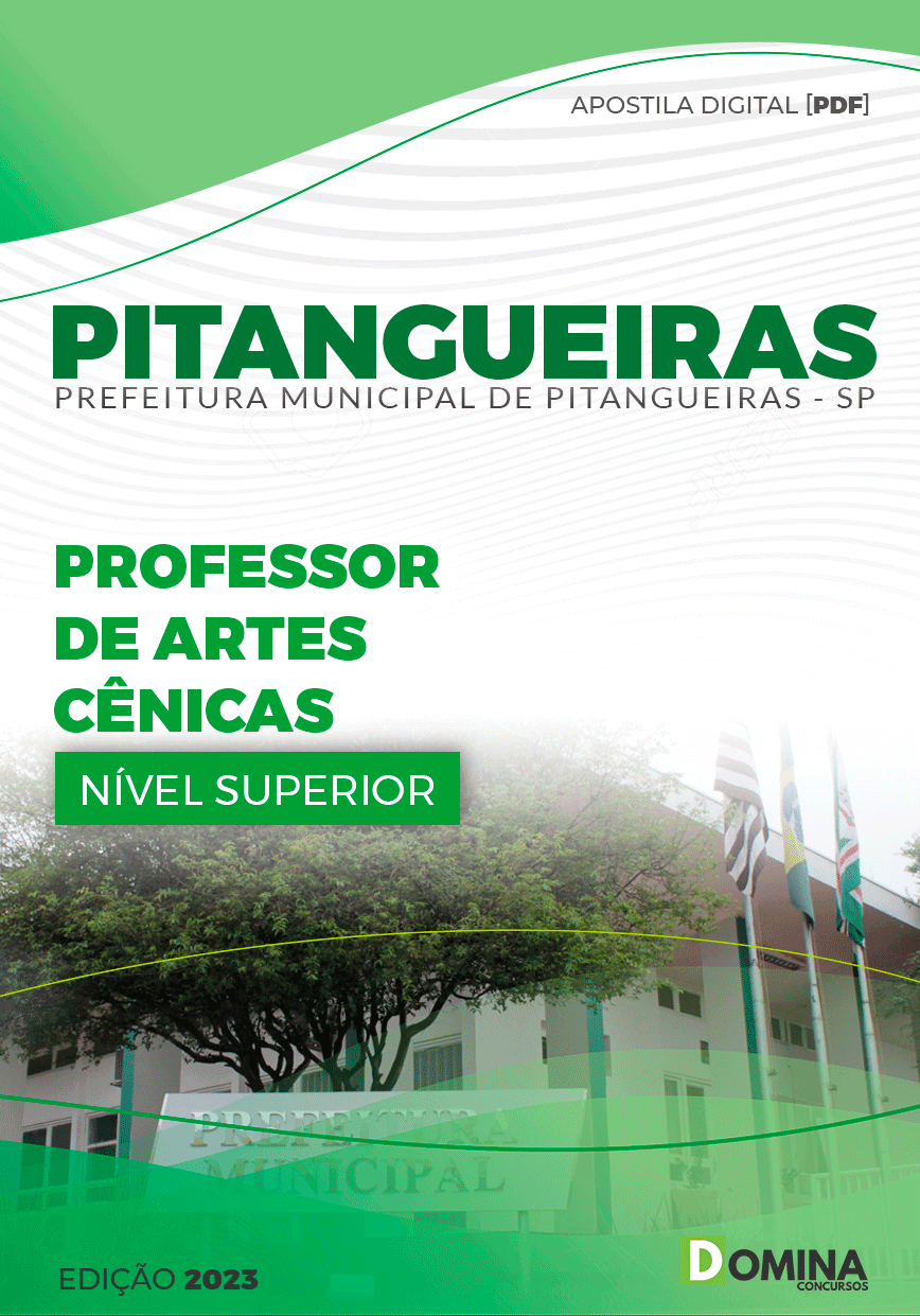 Apostila Pref Pitangueiras SP 2024 Professor Artes Cênicas