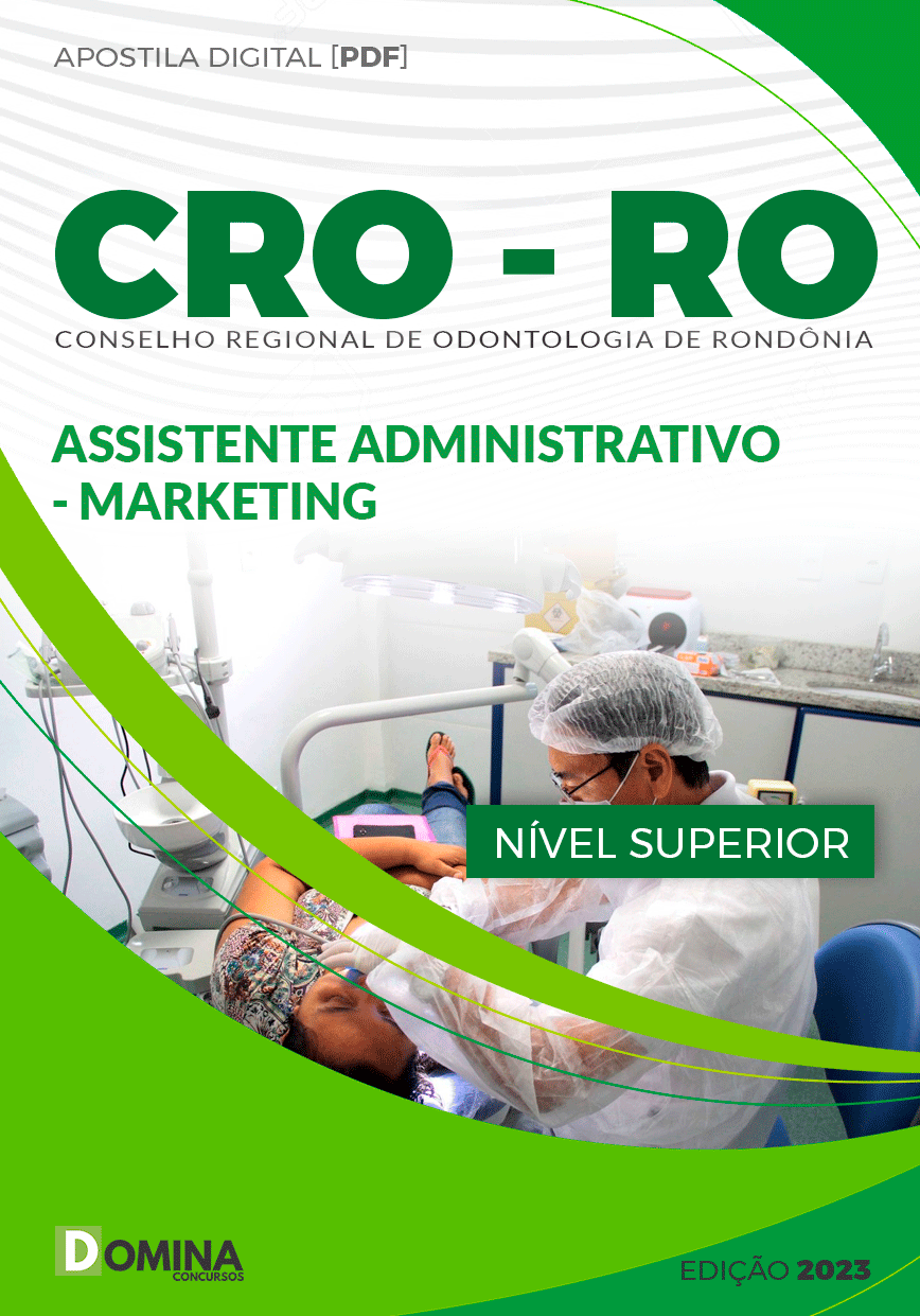 Apostila CRO RO 2023 Assistente Administrativo Marketing
