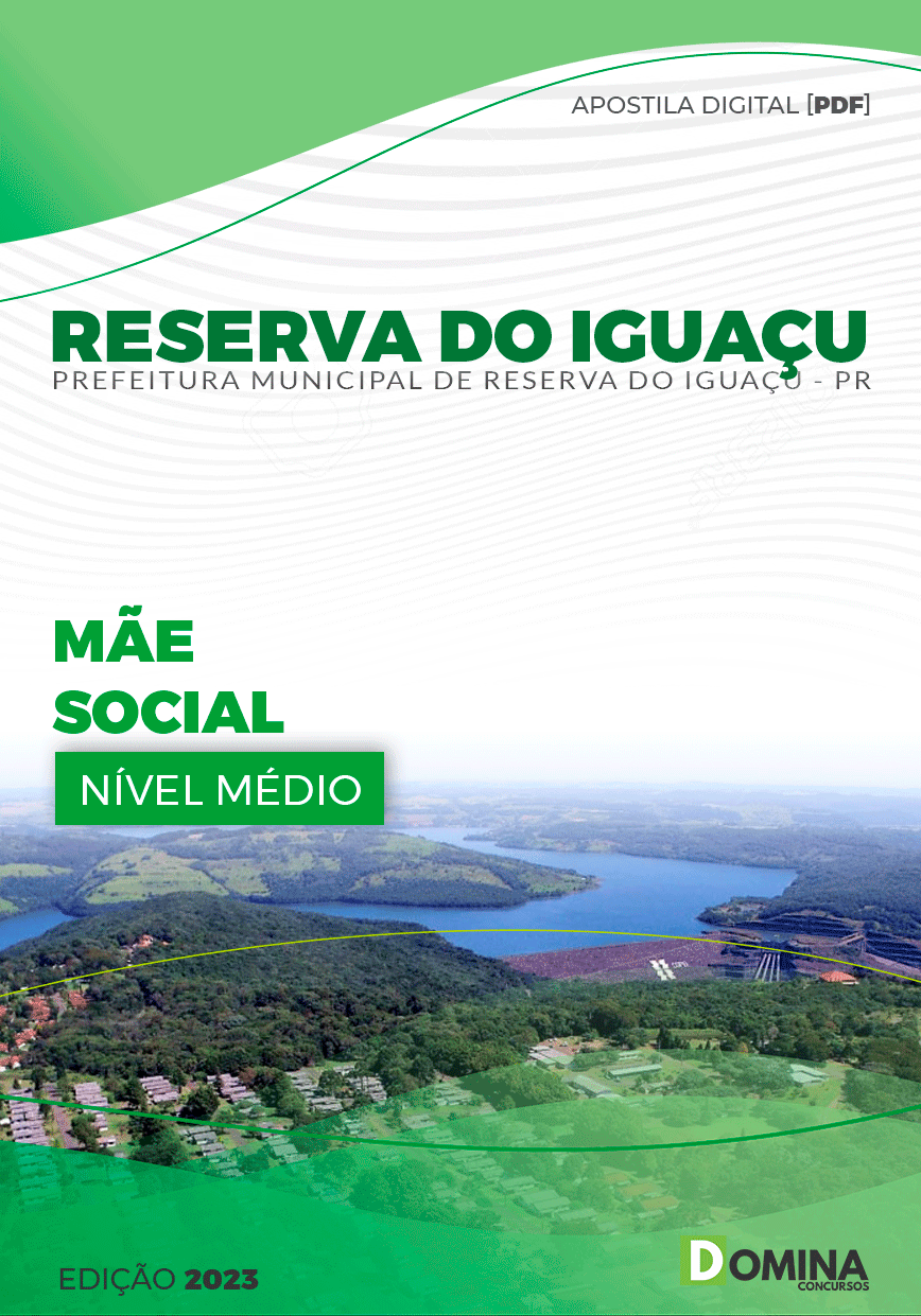 Apostila Pref Reserva do Iguaçu PR 2023 Mãe Social