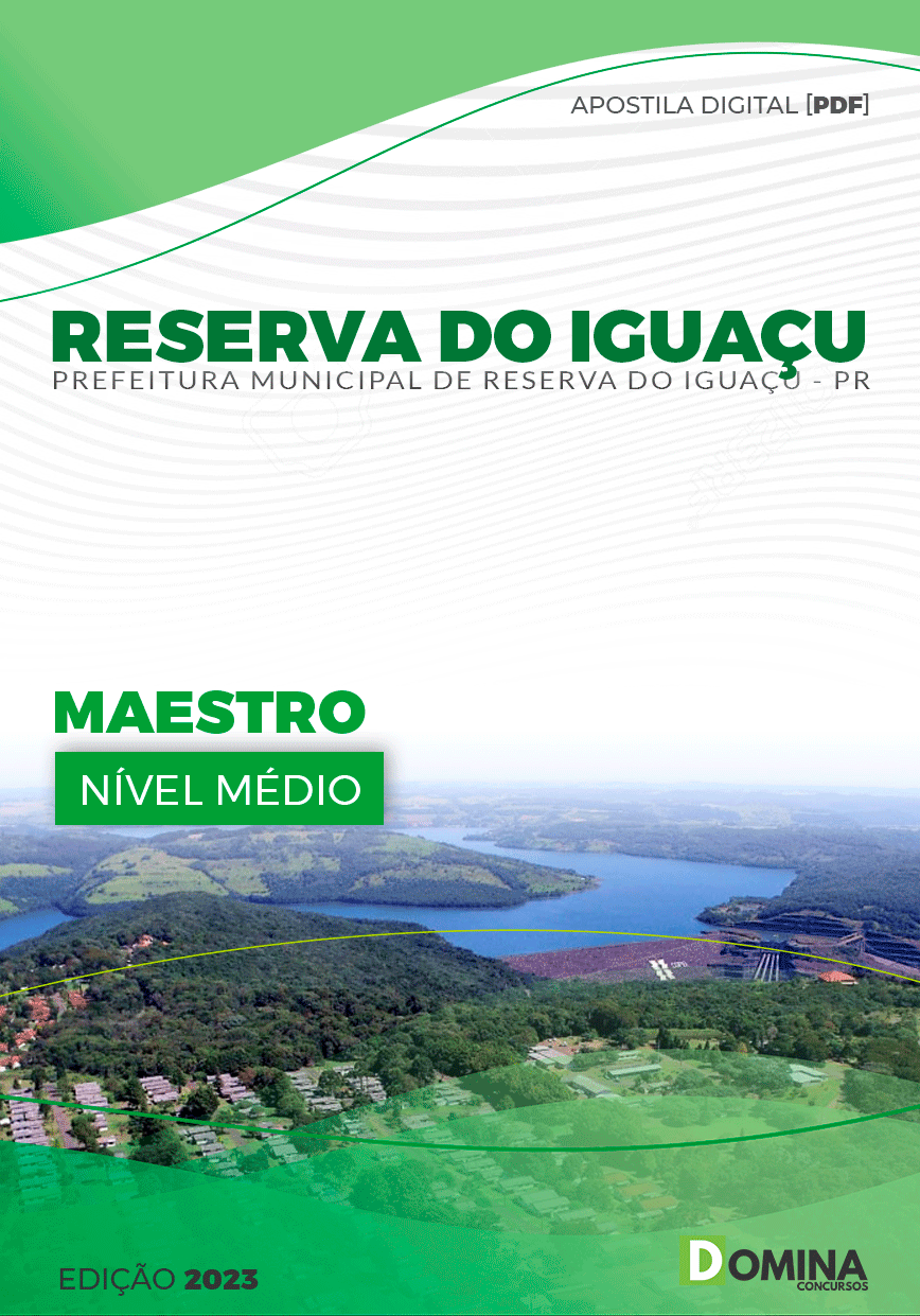 Apostila Pref Reserva do Iguaçu PR 2023 Maestro