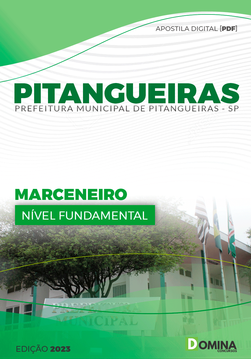 Apostila Pref Pitangueiras SP 2024 Marceneiro