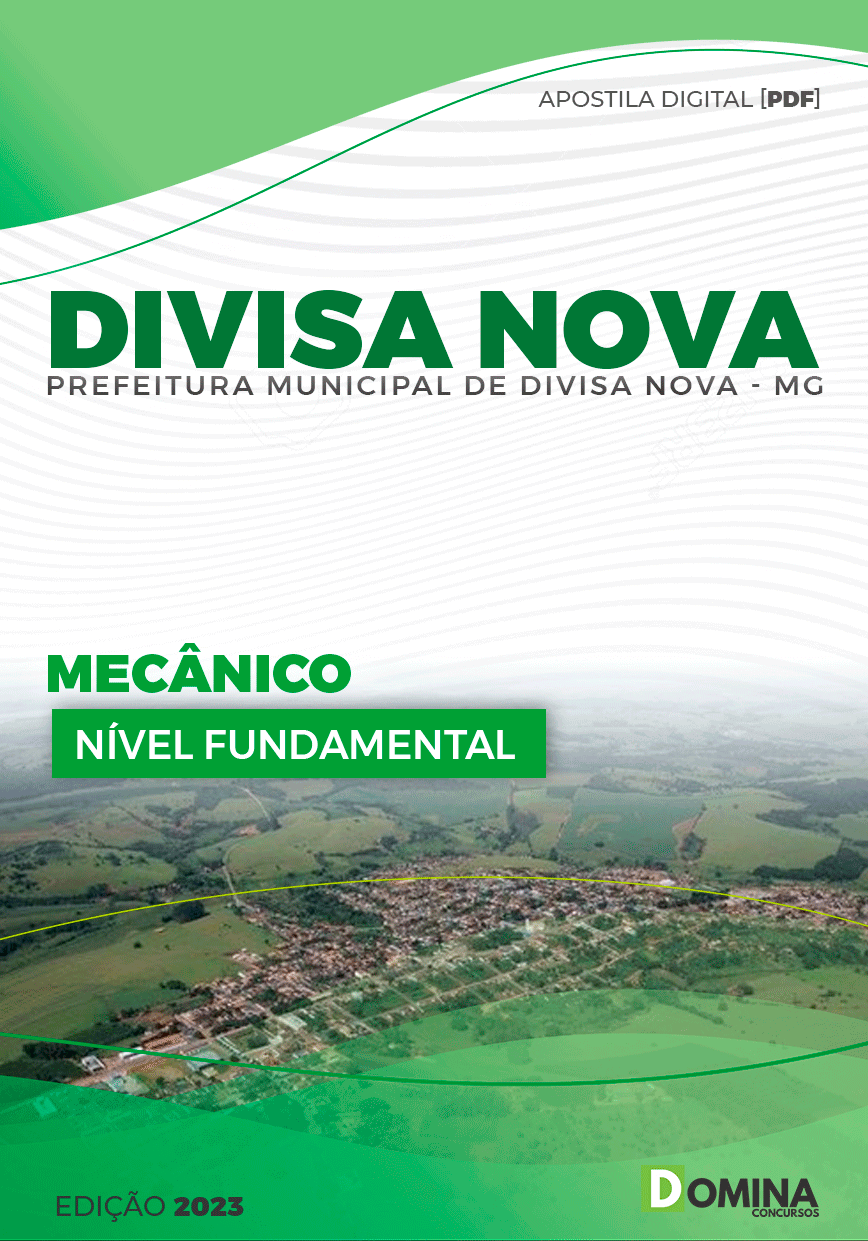 Apostila Prefeitura Divisa Nova MG 2023 Mecânico