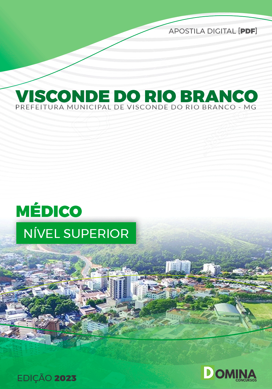 Apostila Pref Visconde do Rio Branco MG 2023 Médico