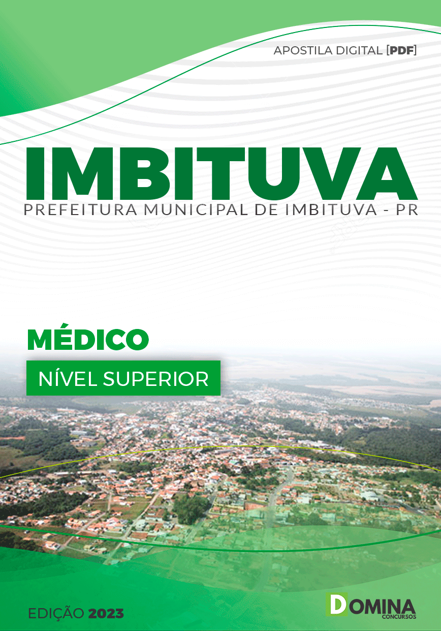 Apostila Prefeitura Imbituva PR 2023 Médico