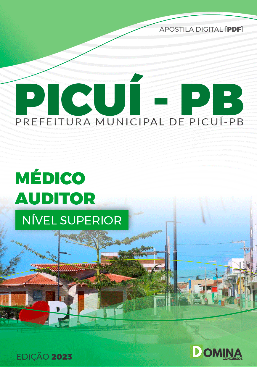 Apostila Pref Picuí PB 2023 Médico Auditor
