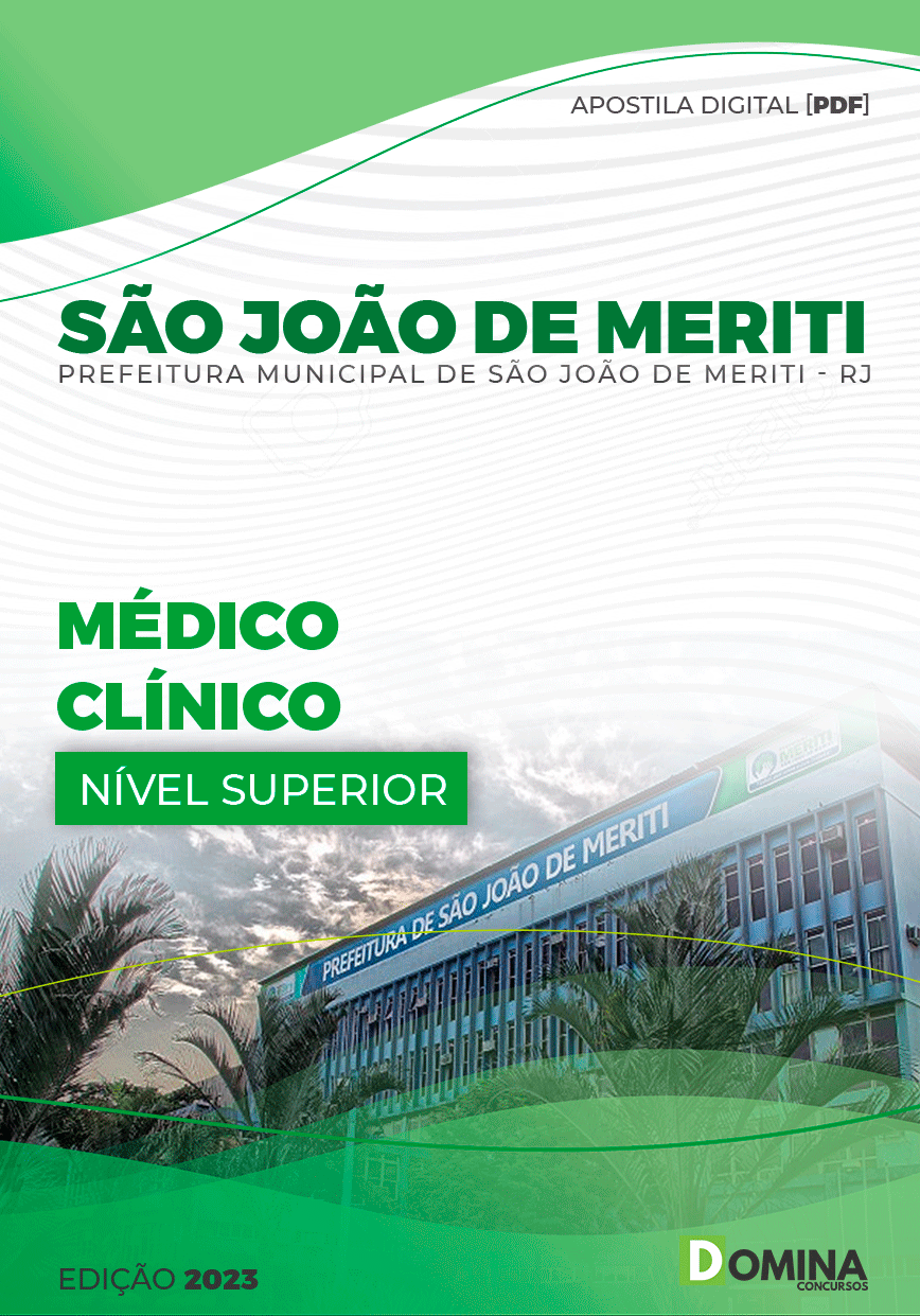 Apostila Pref São João de Meriti RJ 2023 Médico Clínico