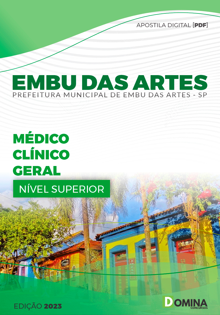 Apostila Pref Embu das Artes SP 2023 Médico Clínico Geral