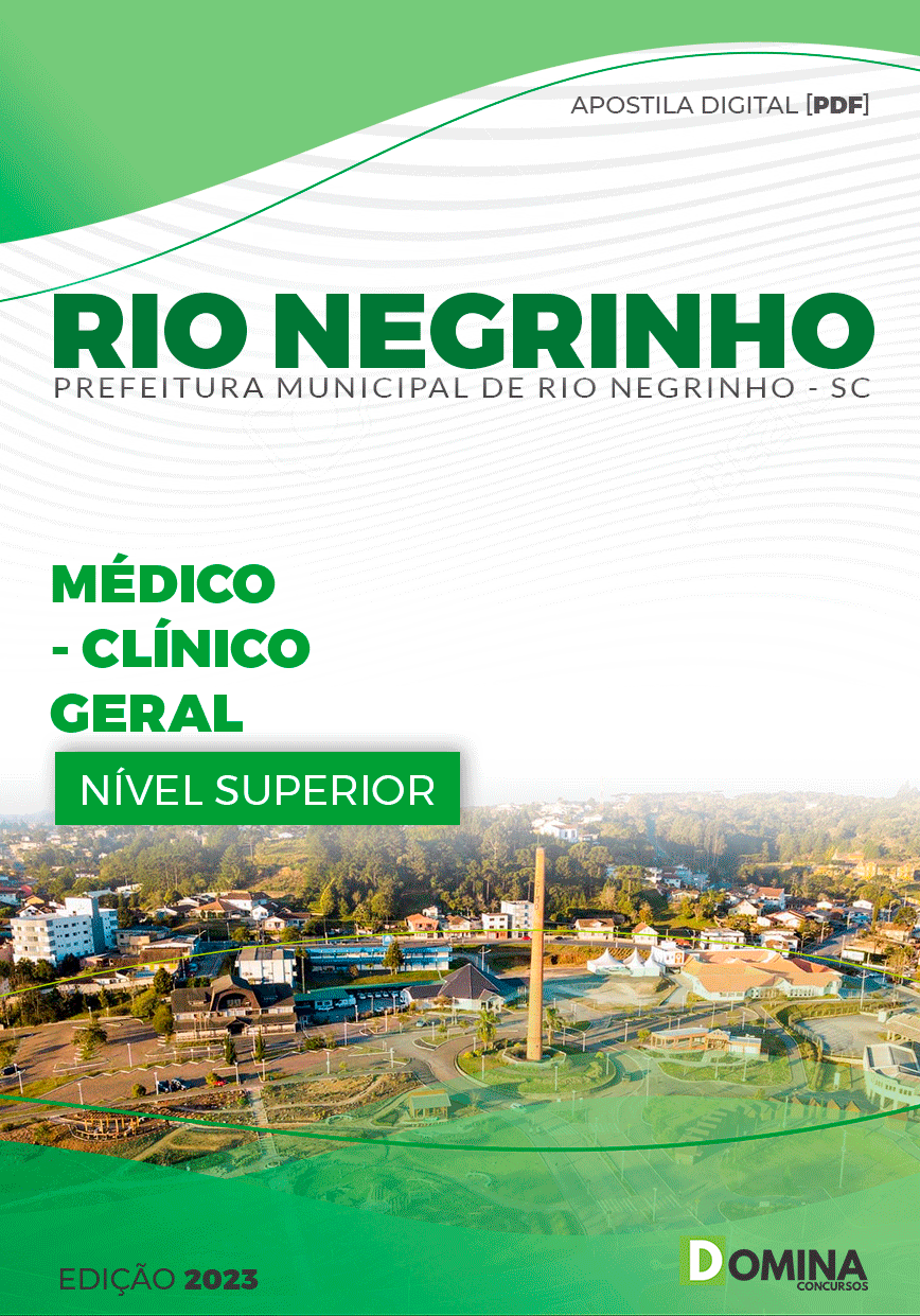 Apostila Pref Rio Negrinho SC 2023 Médico Clínico Geral