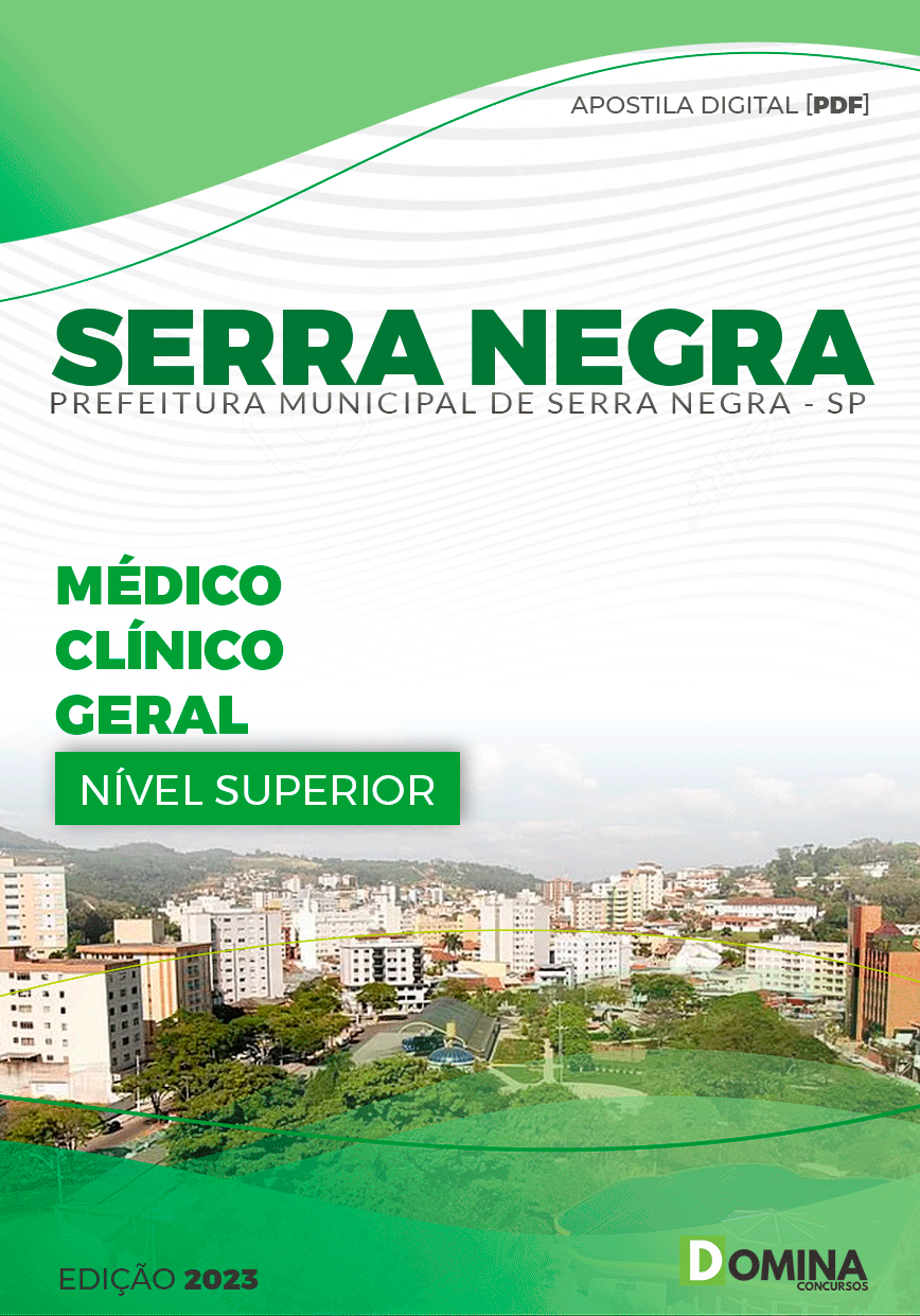Apostila Pref Serra Negra SP 2023 Médico Clínico Geral